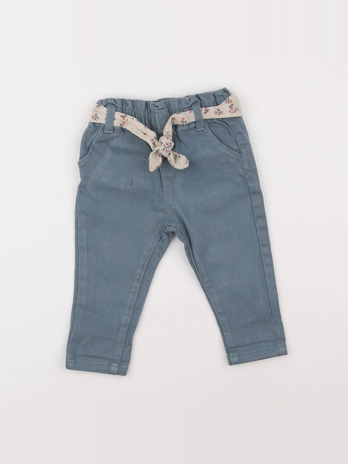 Vertbaudet - jean bleu - 9 mois