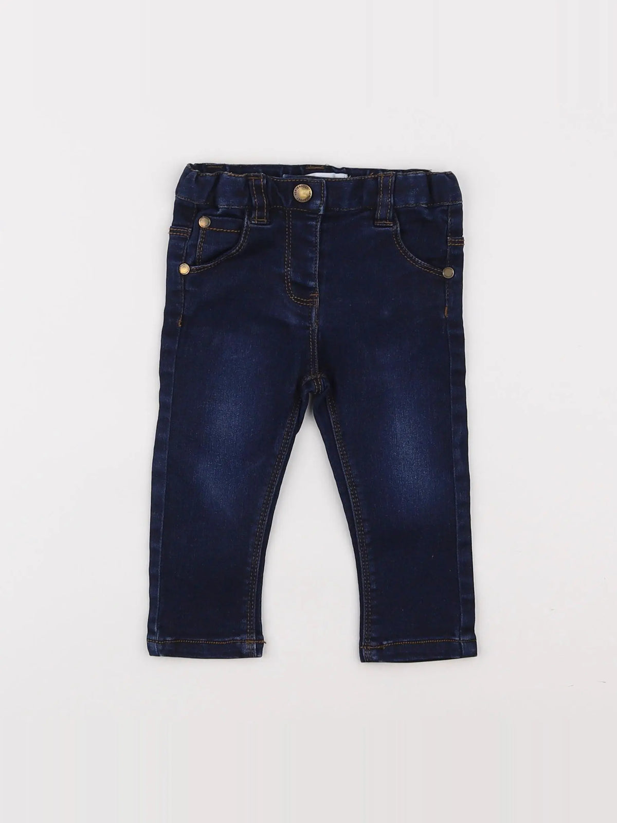 Vertbaudet - jean bleu - 9 mois