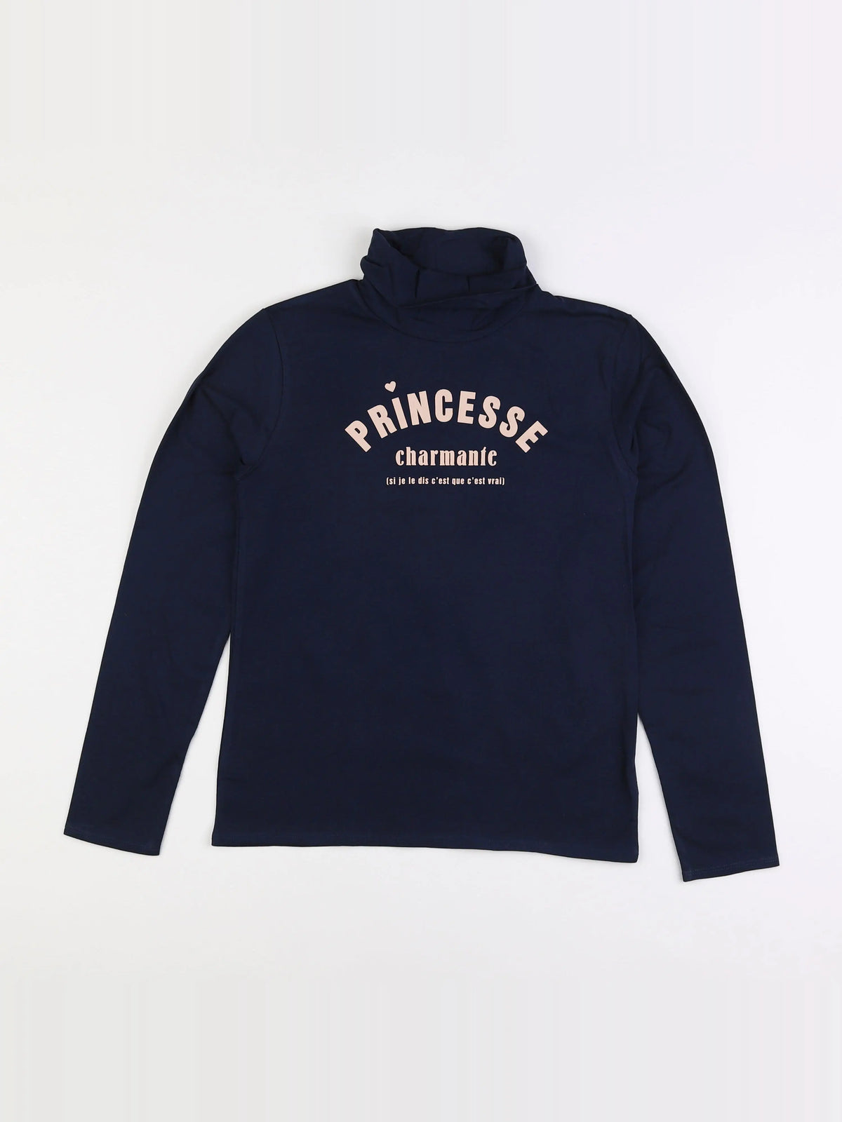 Vertbaudet - sous-pull bleu - 12 ans