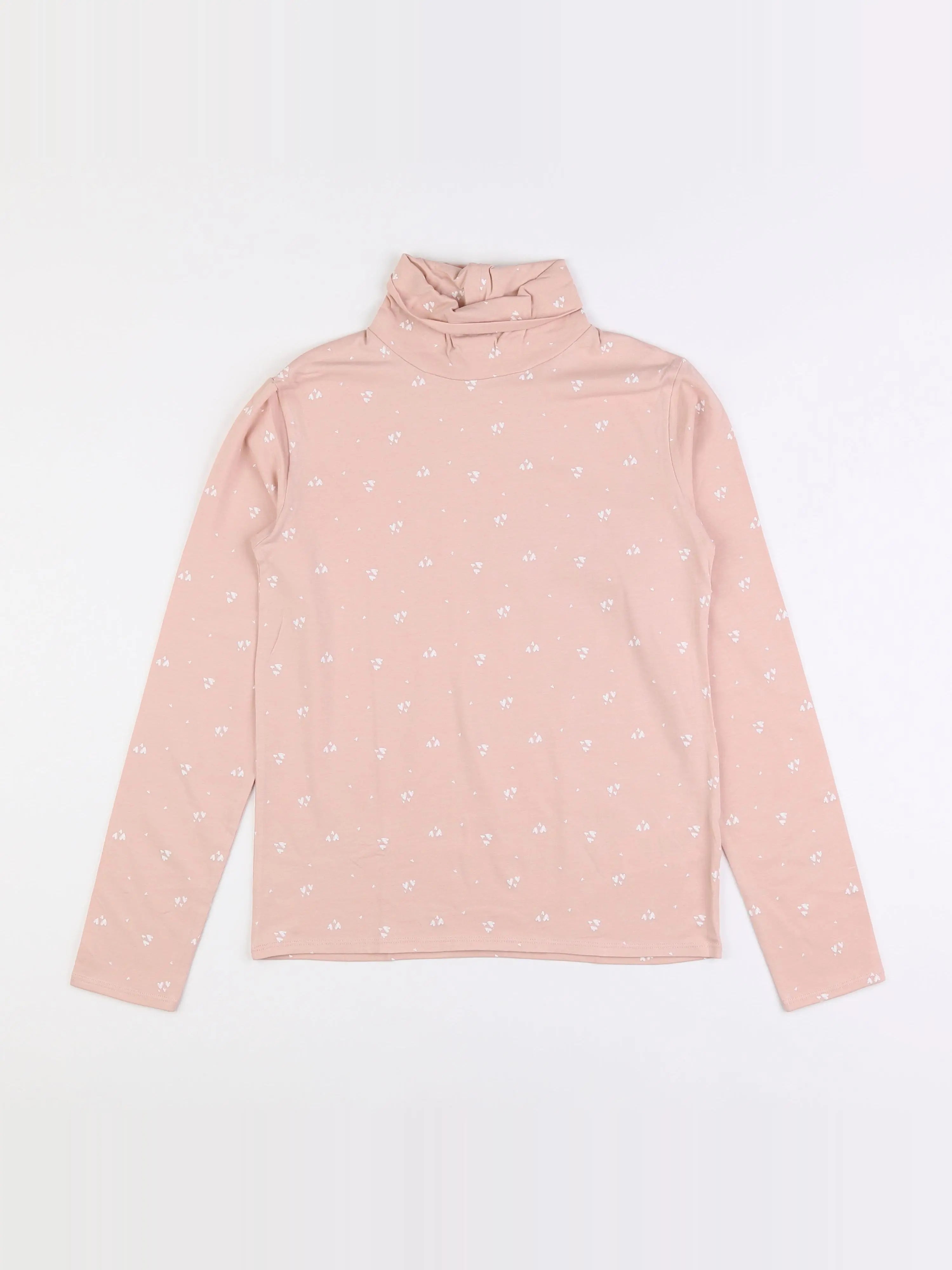 Vertbaudet - sous-pull rose - 12 ans