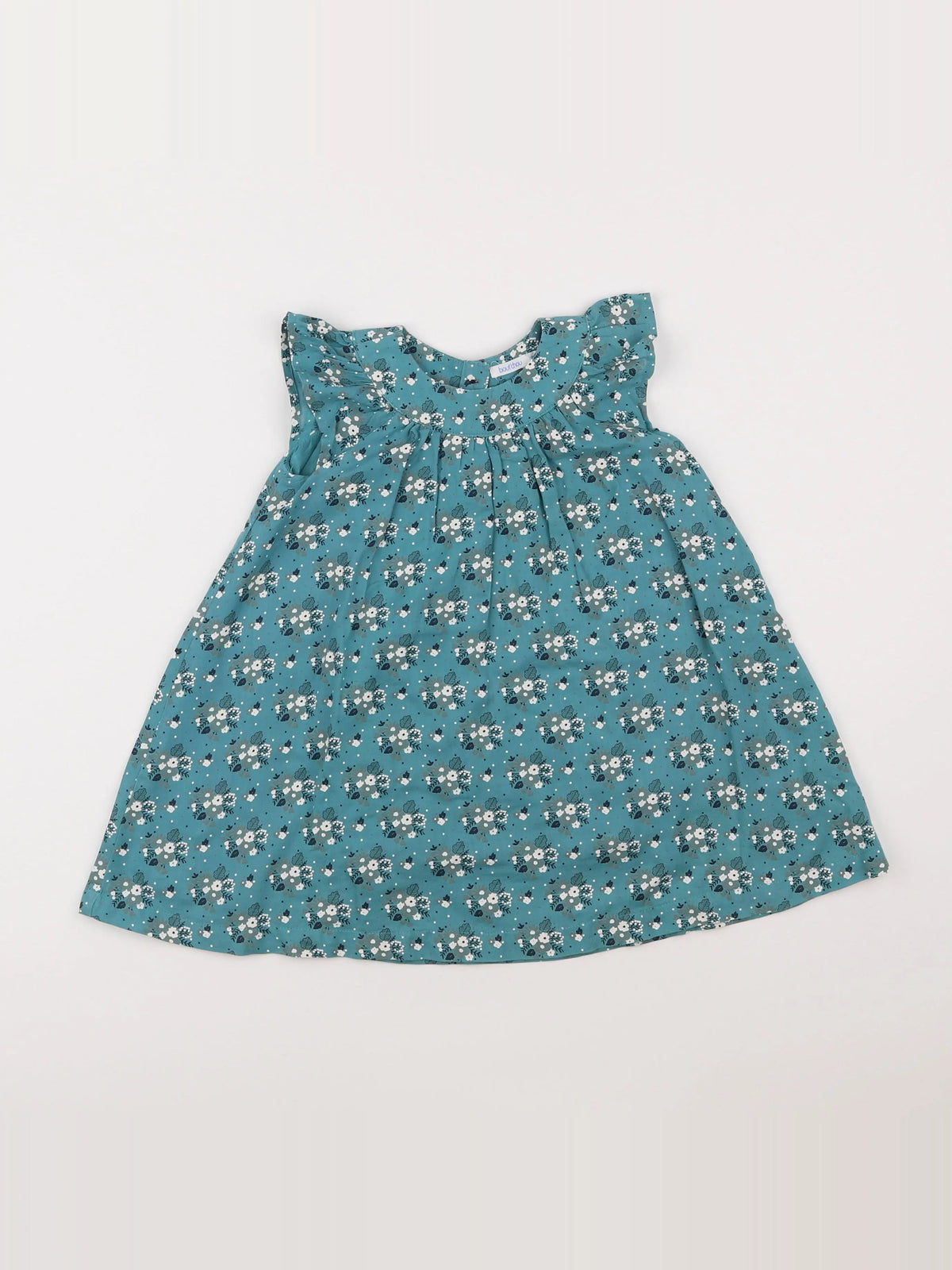 Boutchou - robe bleu - 12 mois