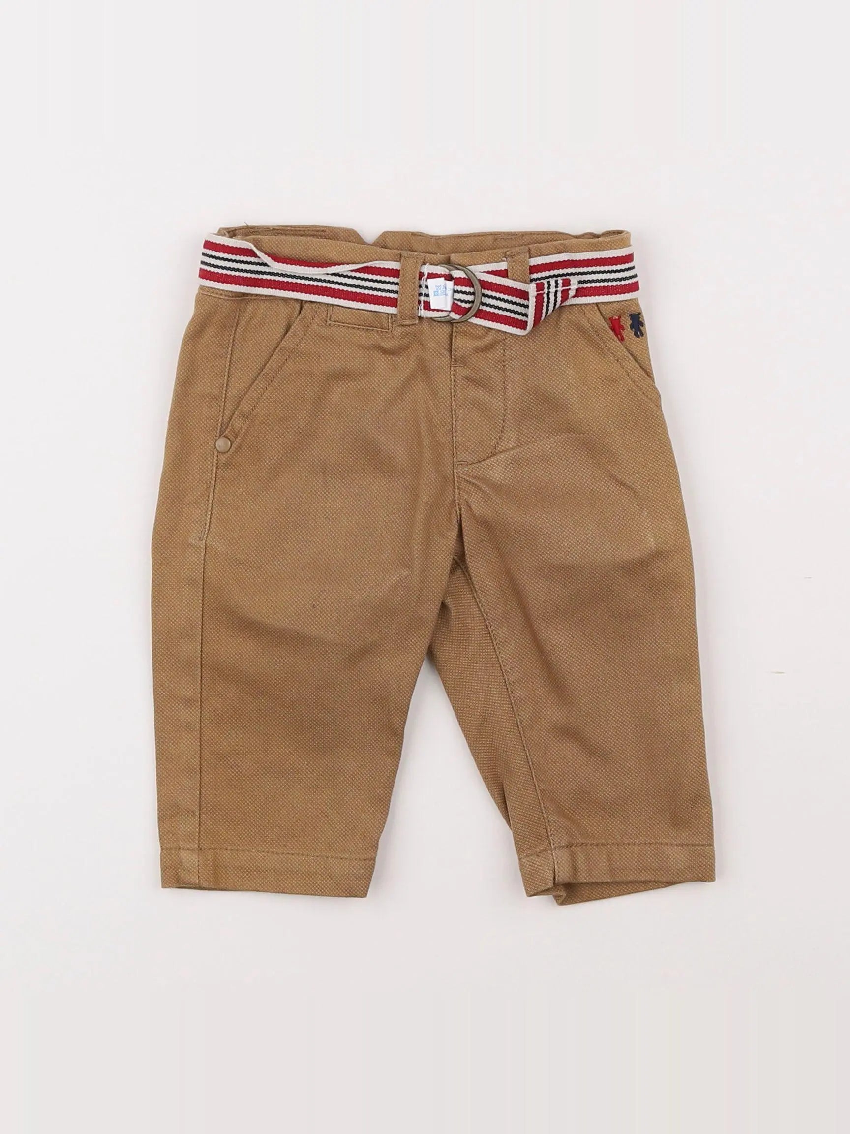 Natalys - pantalon marron - 6 mois