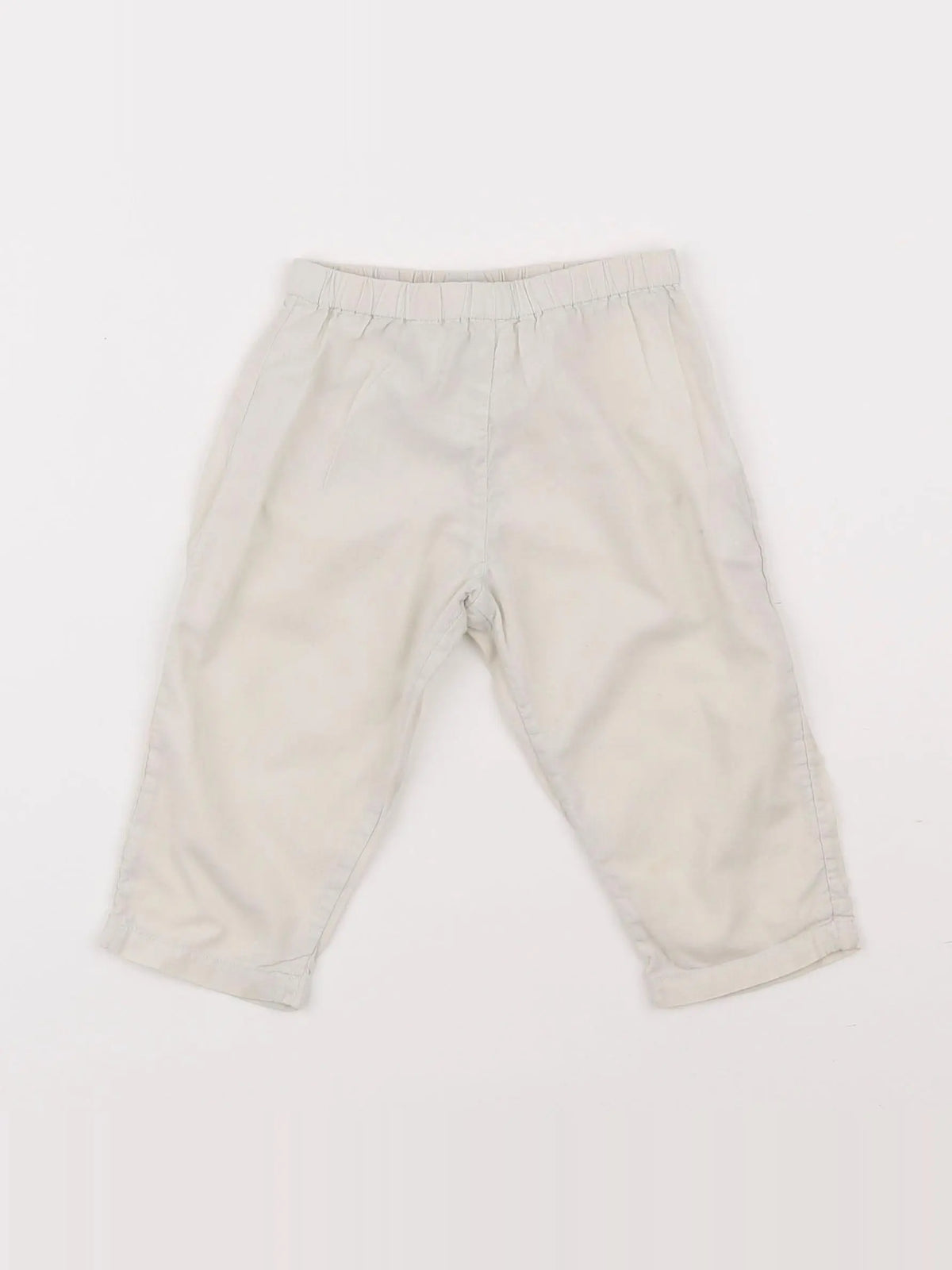 Bonton - pantalon beige - 12 mois
