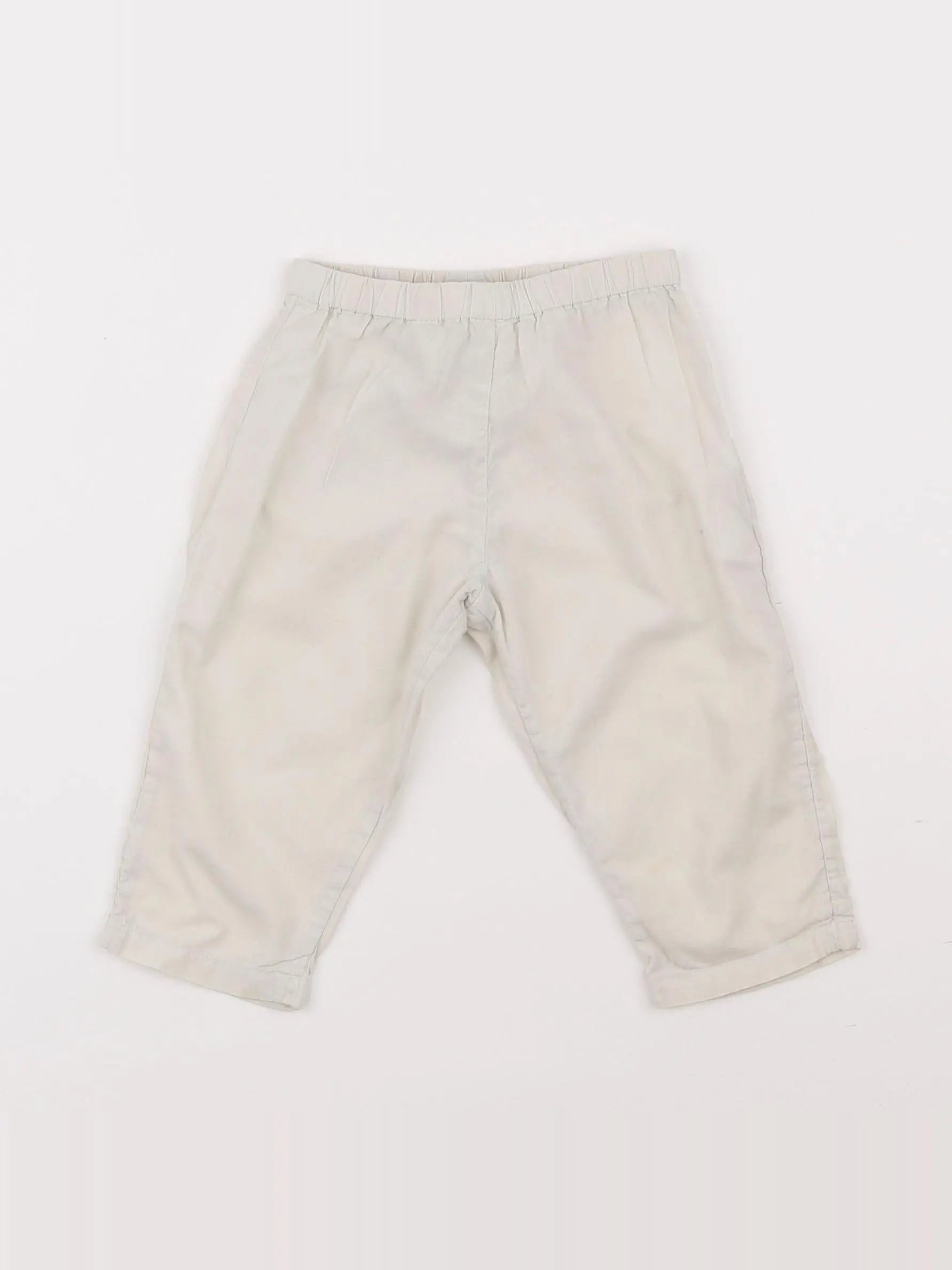 Bonton - pantalon beige - 12 mois