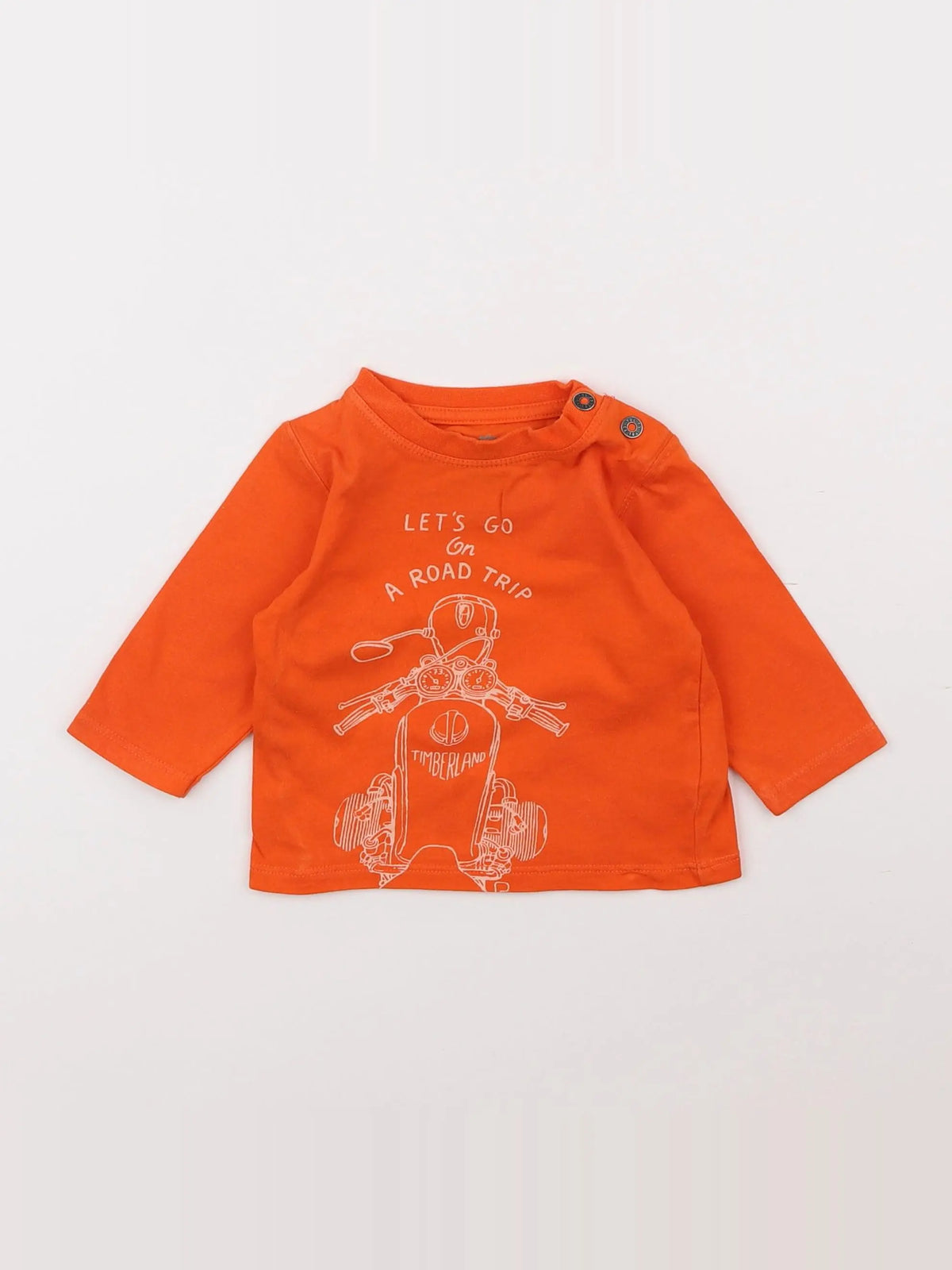 Timberland - tee-shirt orange - 6 mois
