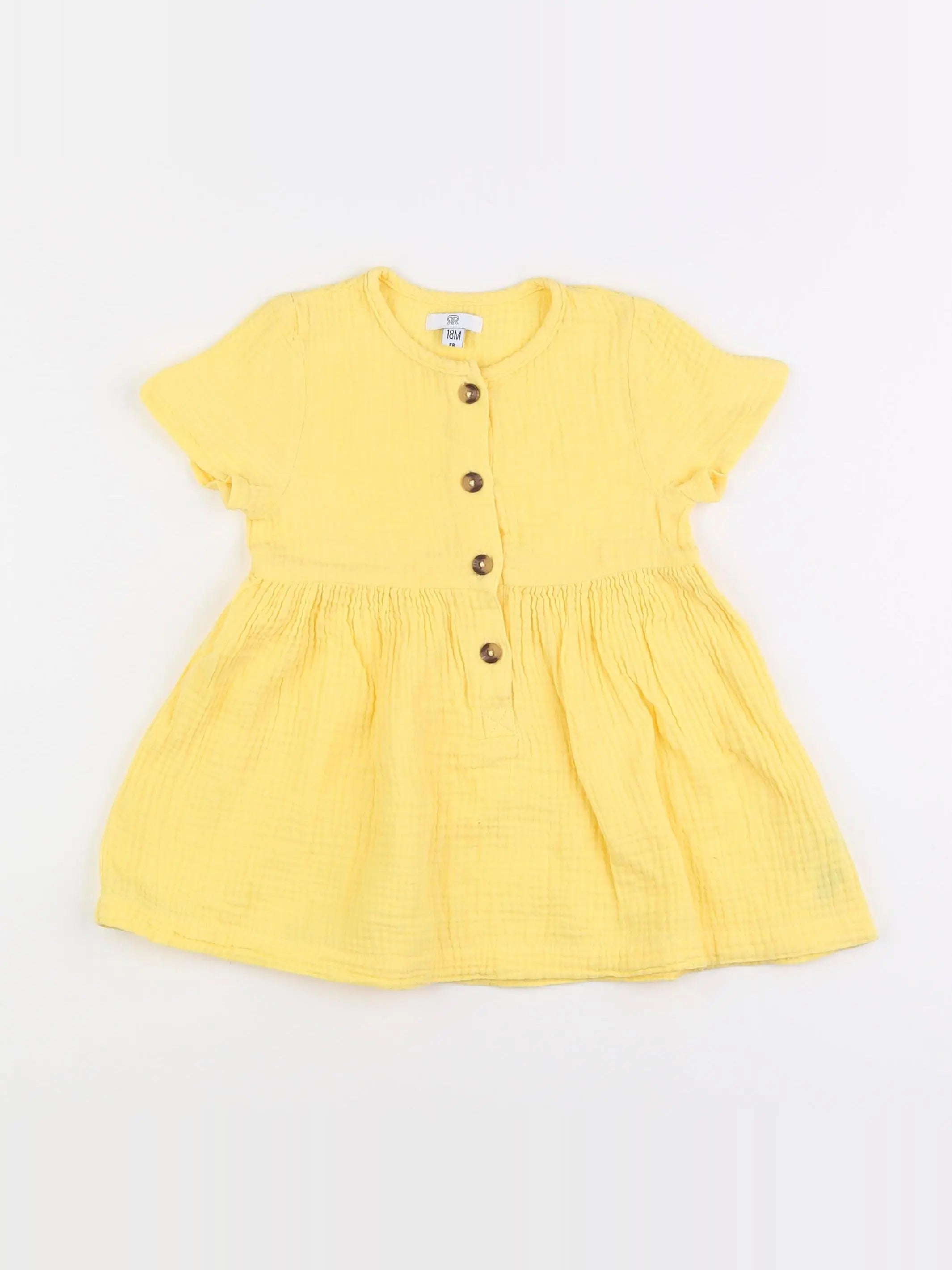 La Redoute - robe jaune - 18 mois