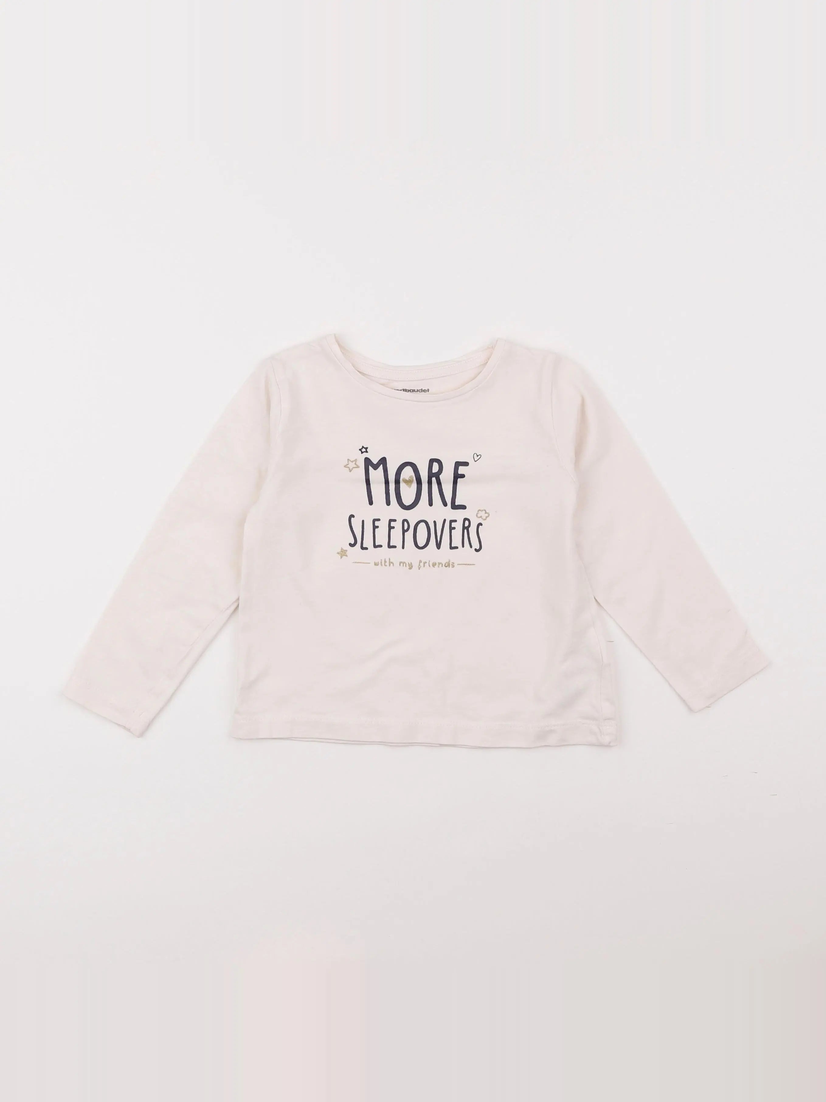 Vertbaudet - tee-shirt blanc - 3 ans