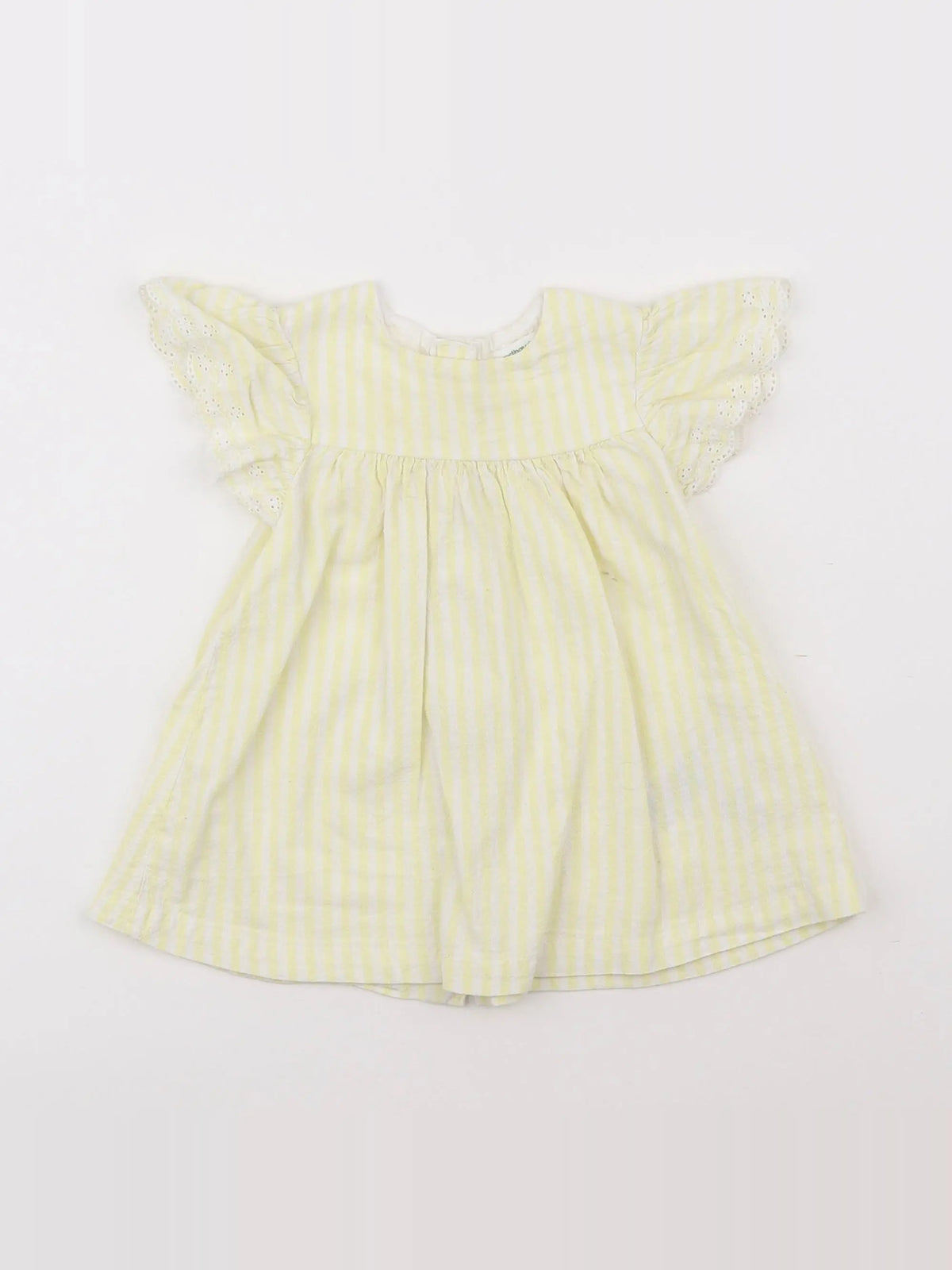 Vertbaudet - robe jaune - 9 mois