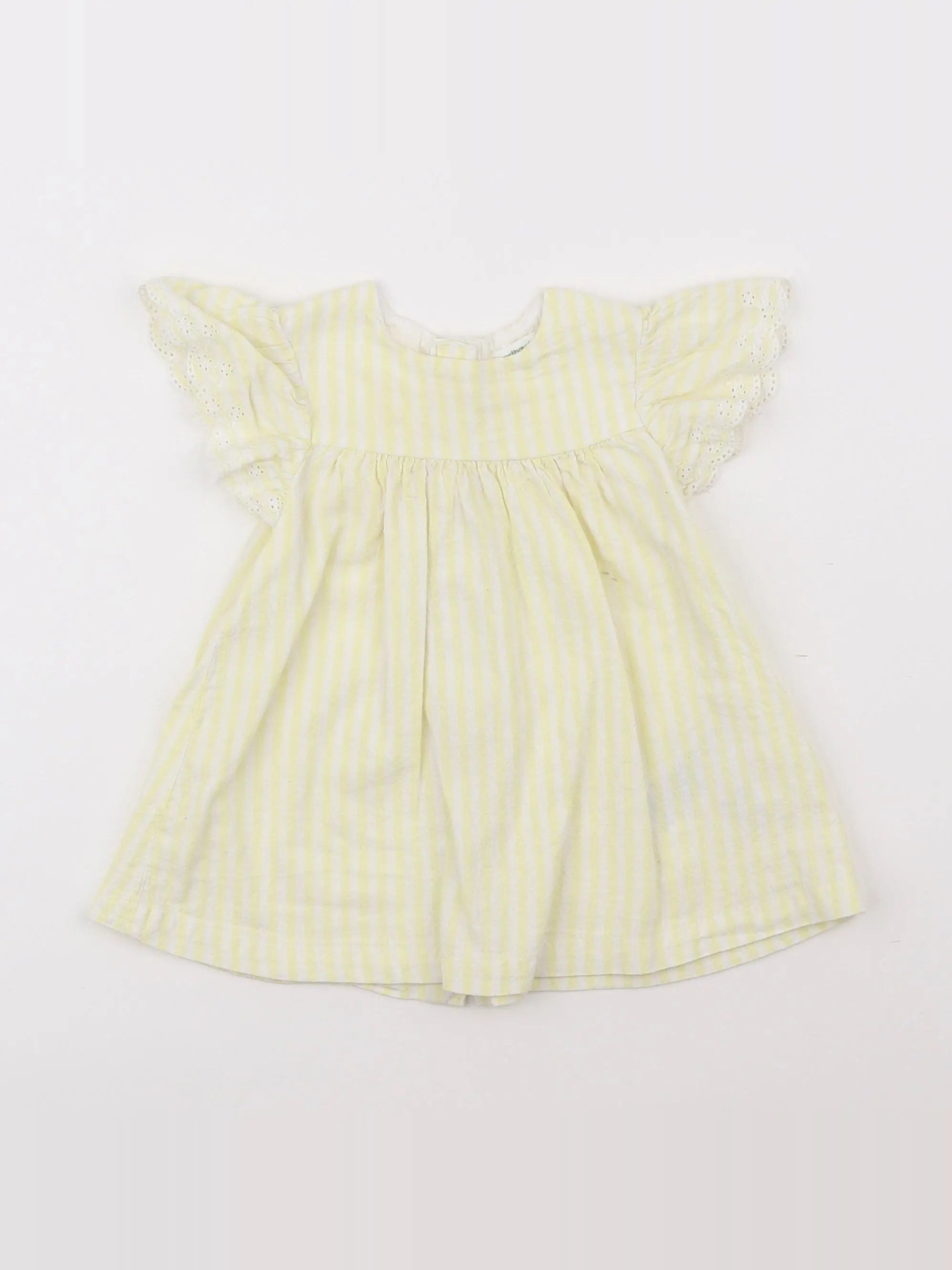 Vertbaudet - robe jaune - 9 mois