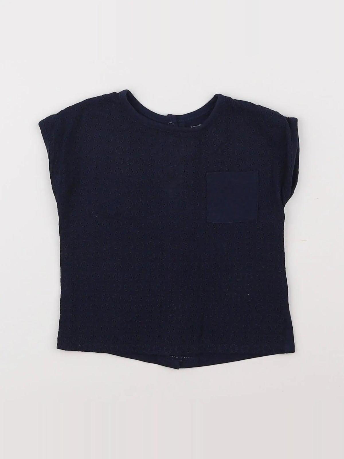 Vertbaudet - tee-shirt bleu - 6 mois