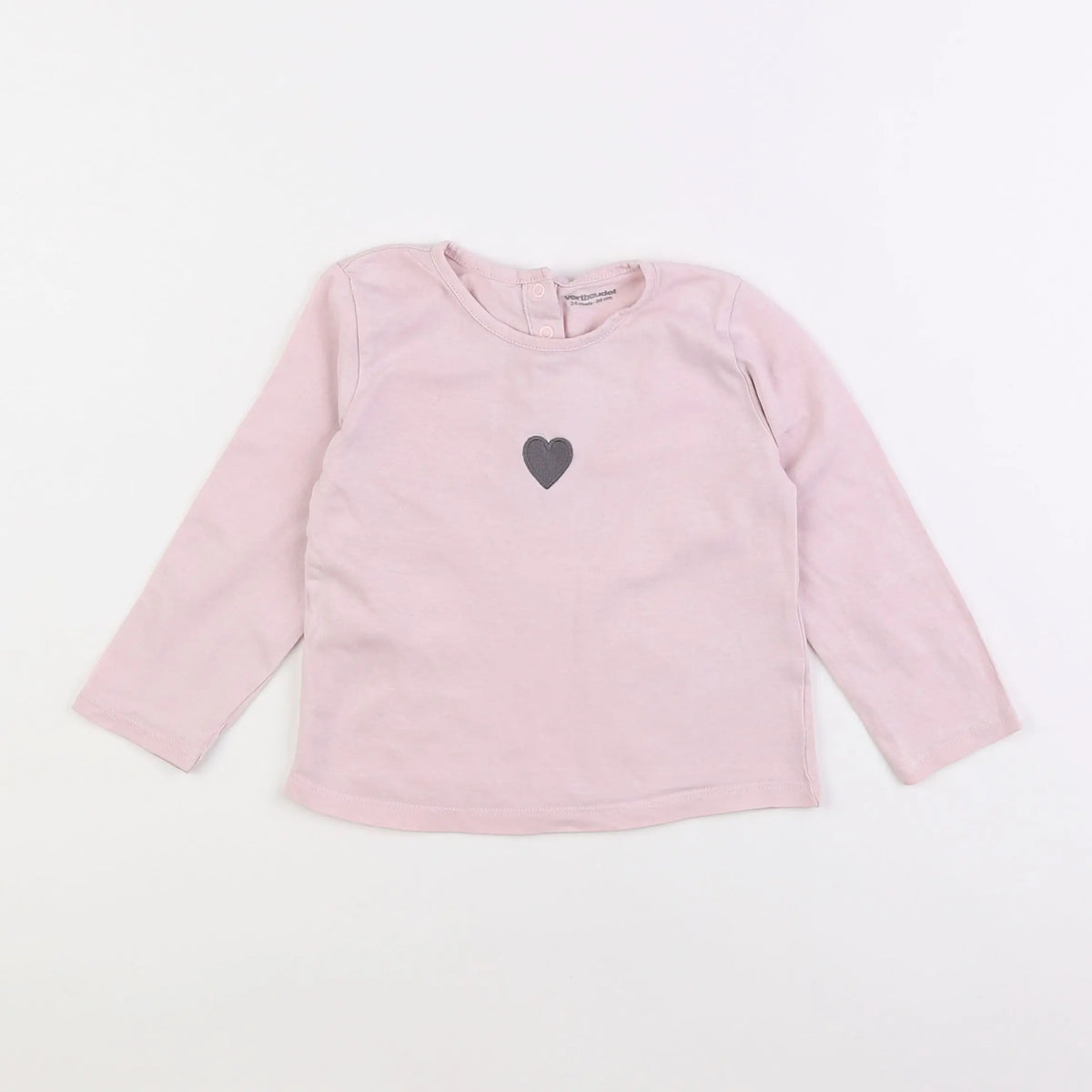 Vertbaudet - tee-shirt rose - 2 ans