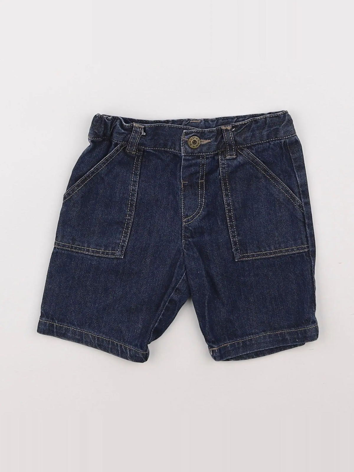 Boutchou - short bleu - 12 mois
