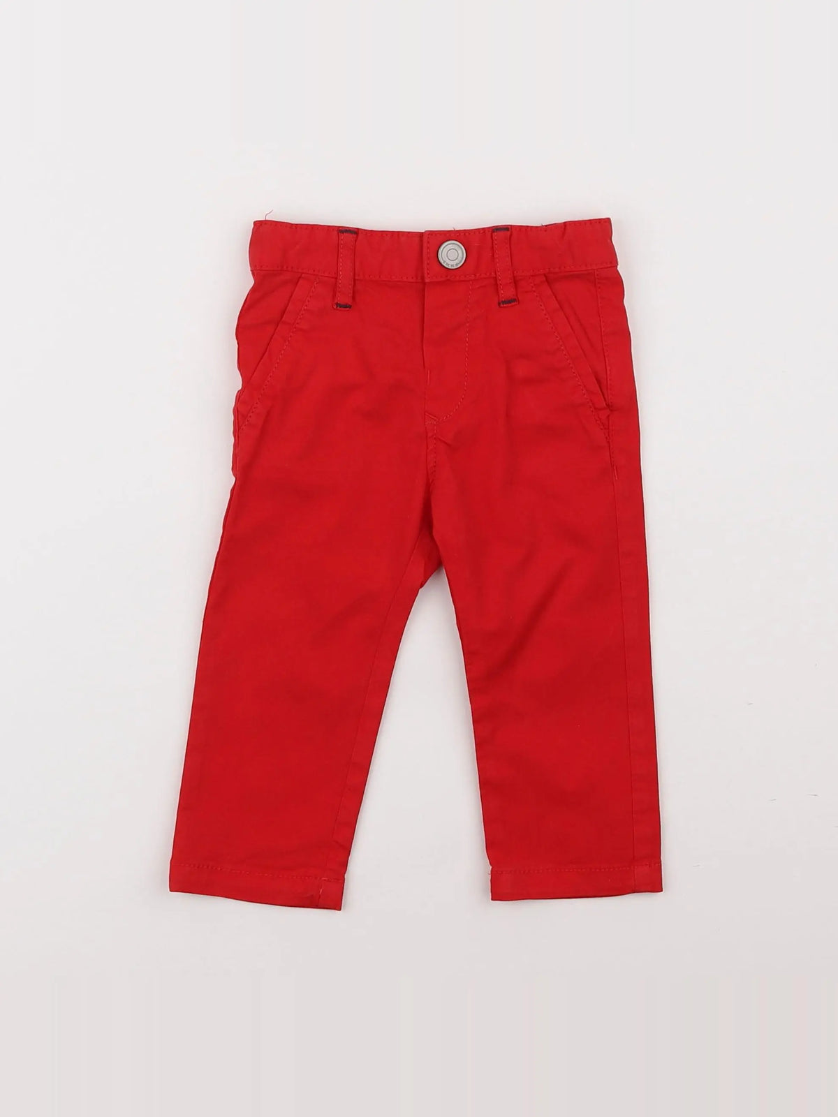 IKKS - pantalon rouge - 6 mois