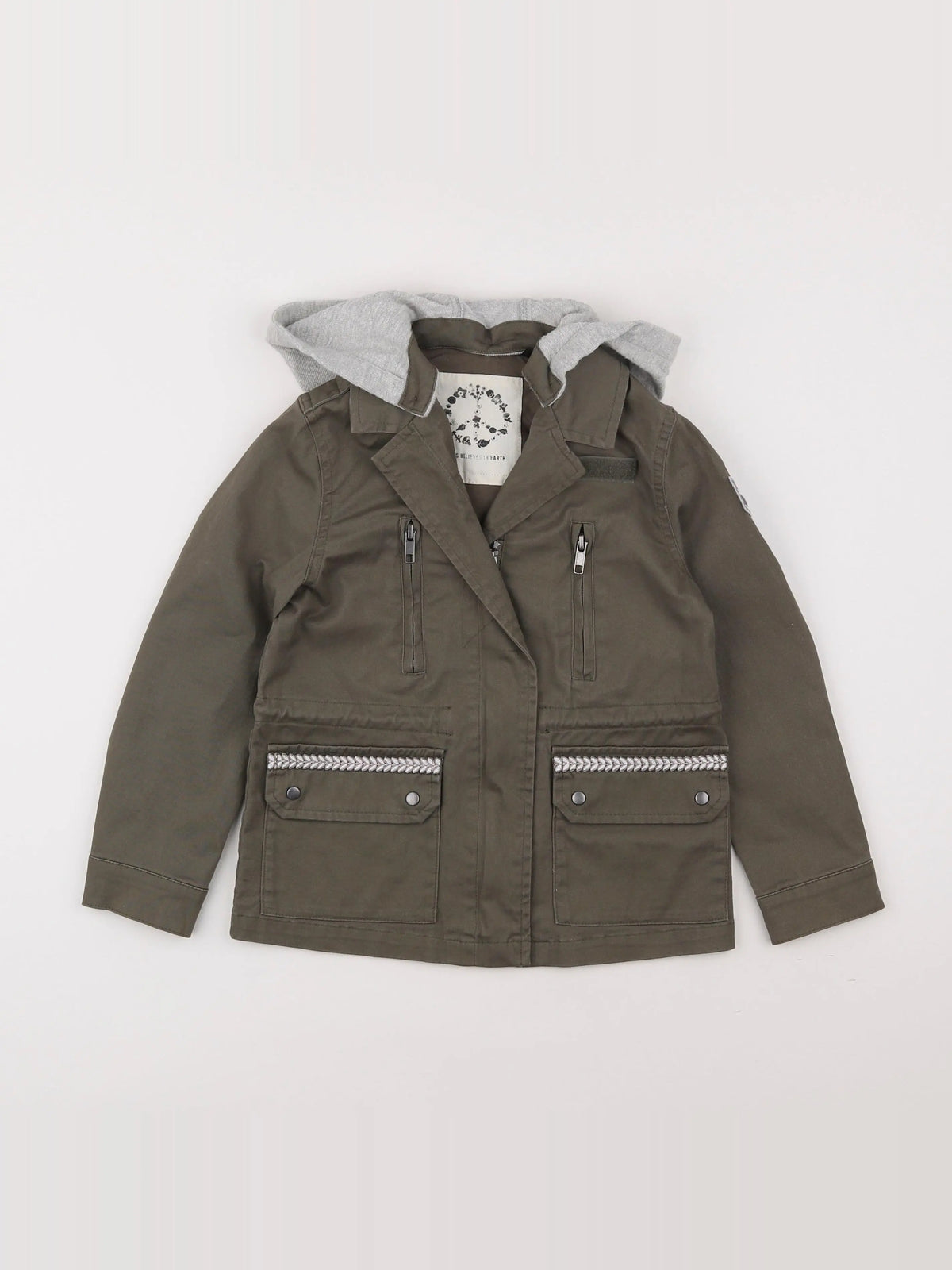 IKKS - veste imprimé au dos vert - 5 ans