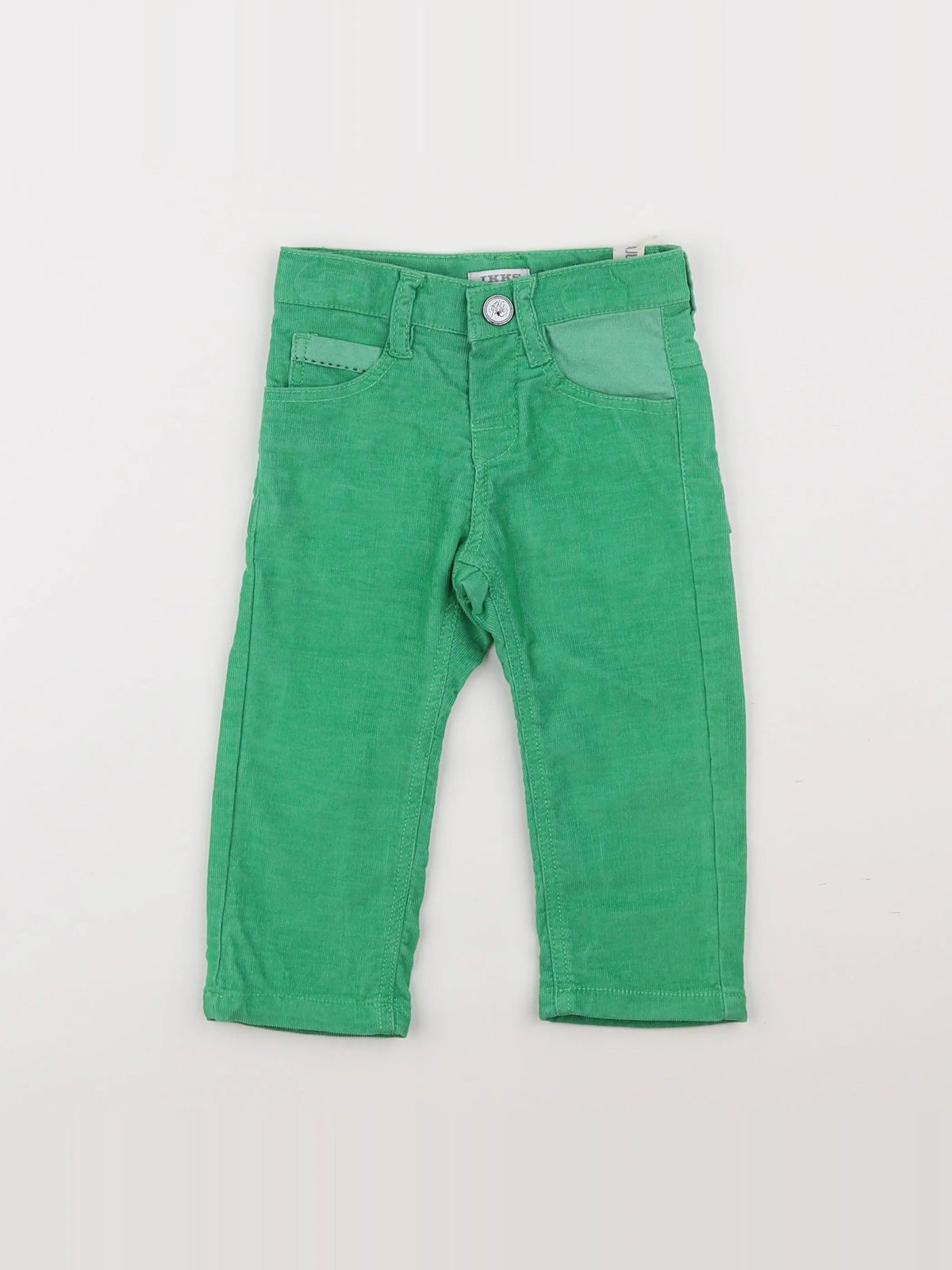 IKKS - pantalon vert - 12 mois