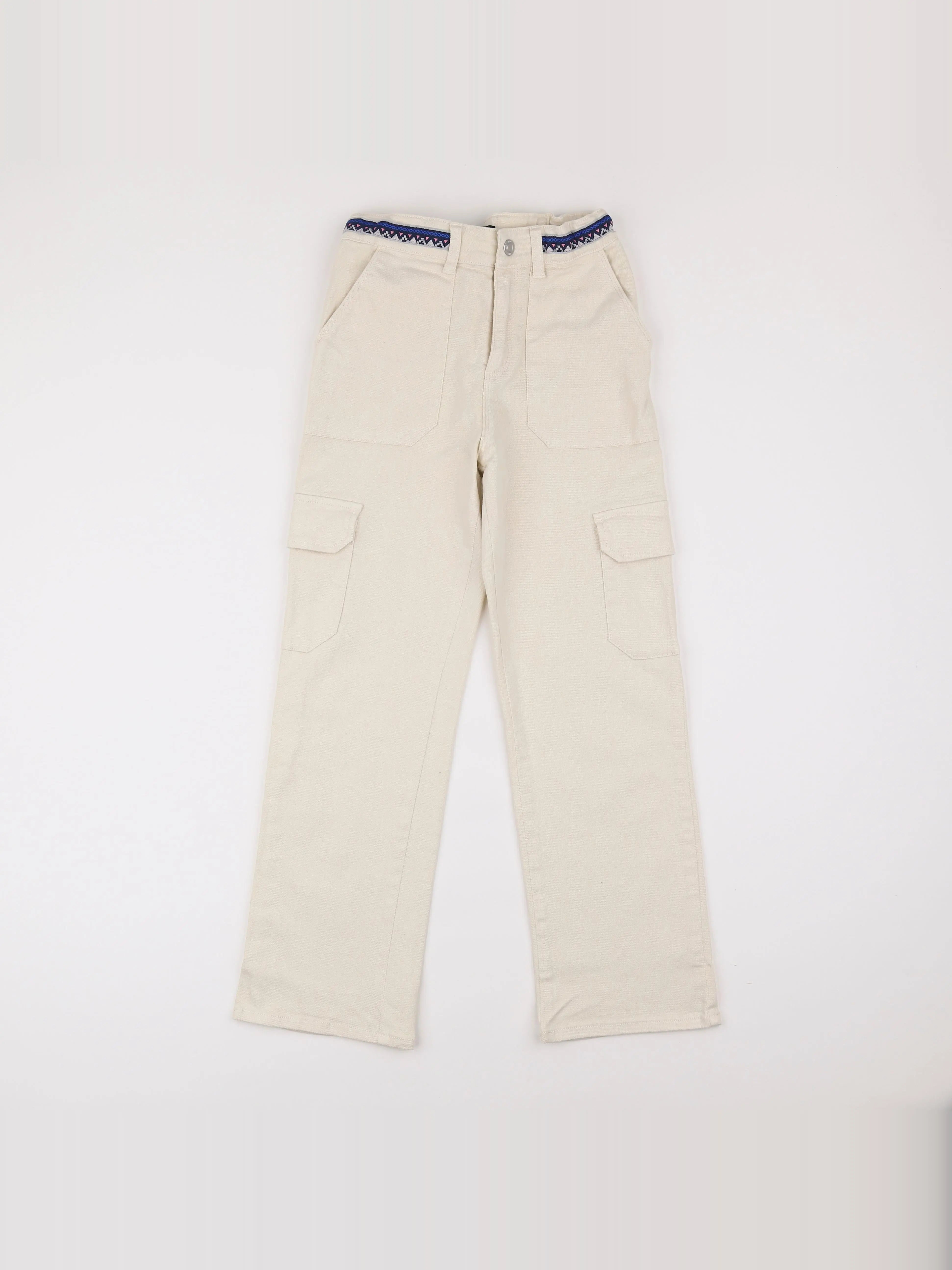 IKKS - jean beige - 10 ans