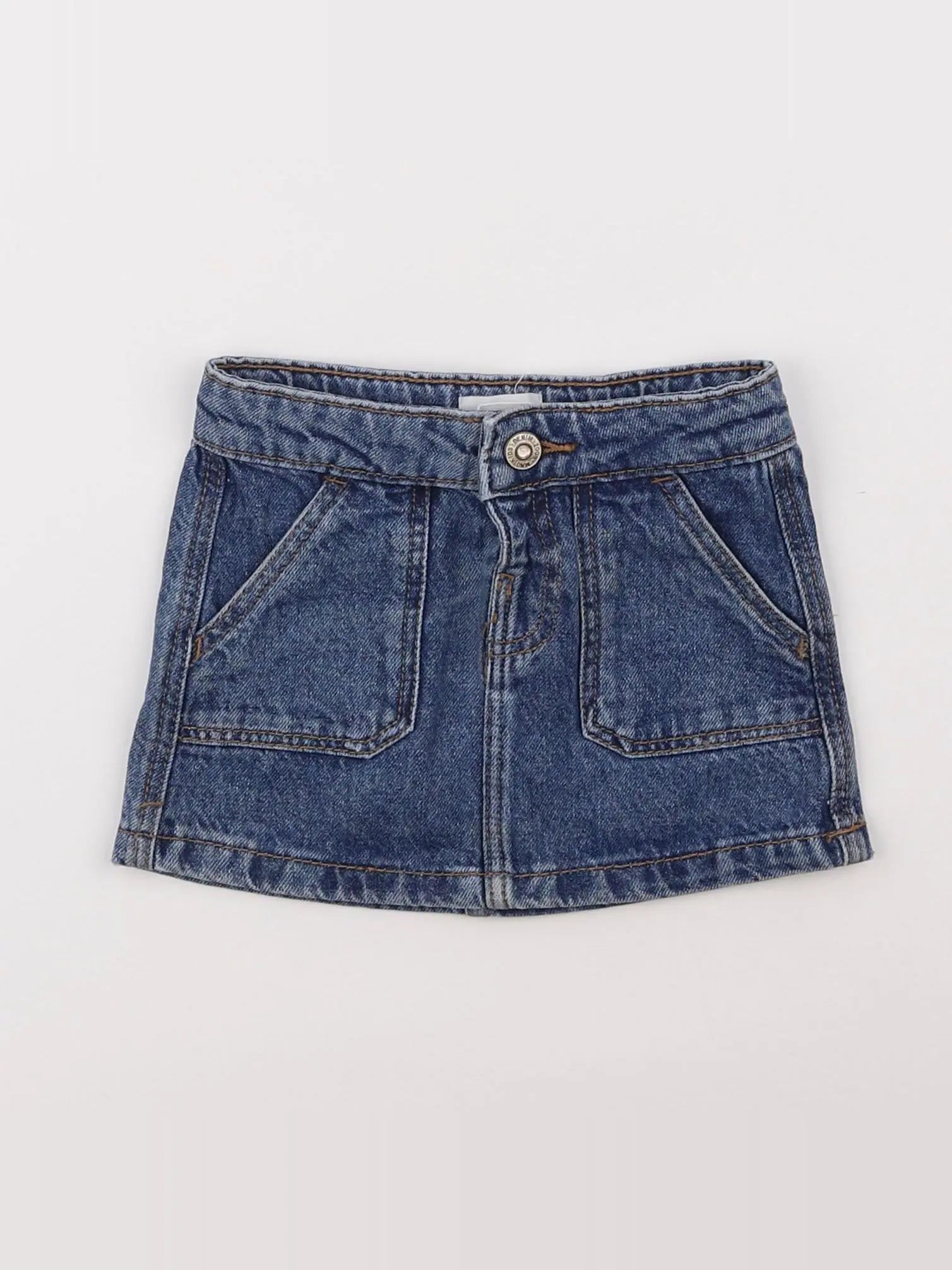 Mango - jupe bleu - 12/18 mois