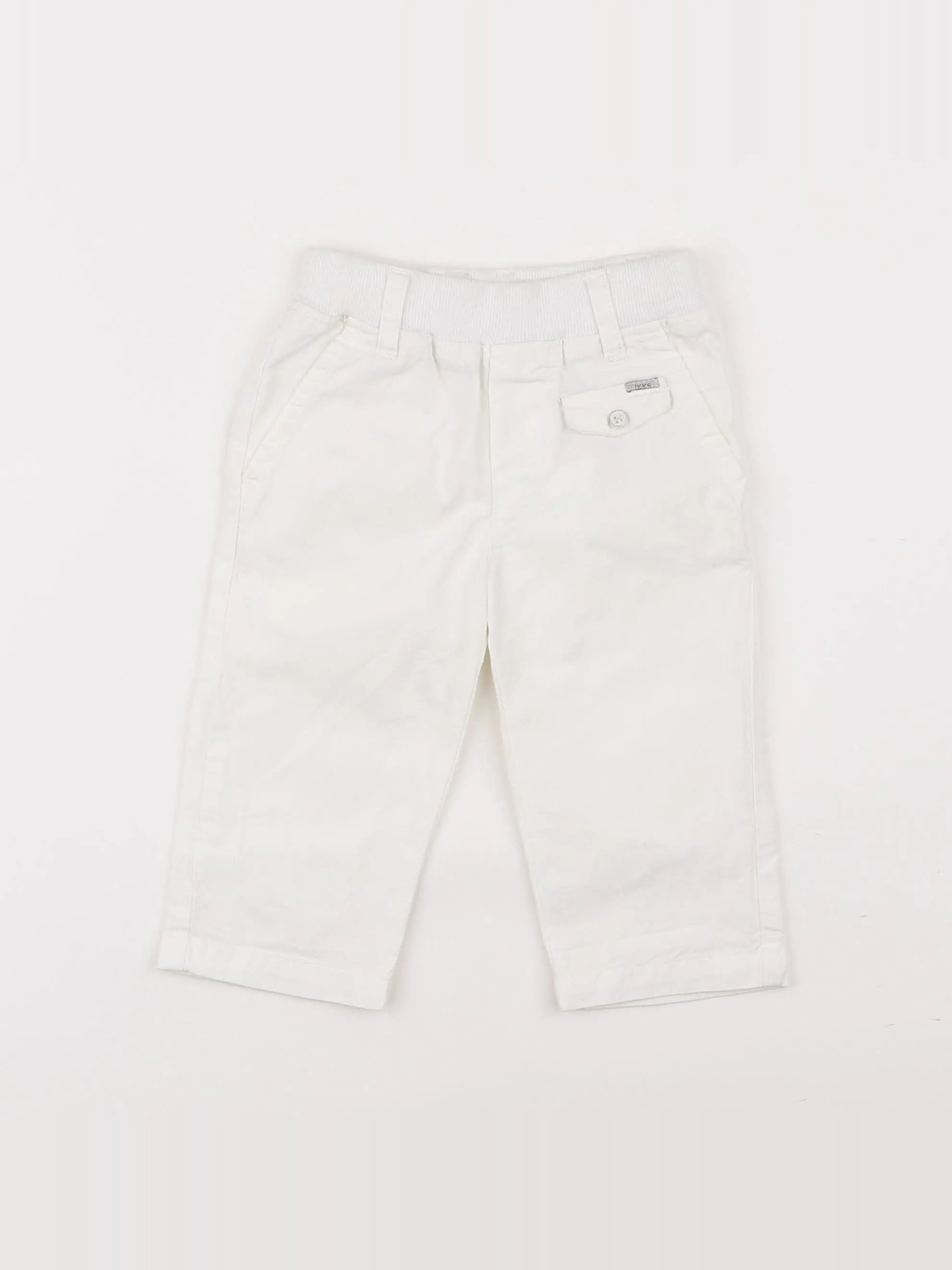 IKKS - pantalon blanc - 6 mois
