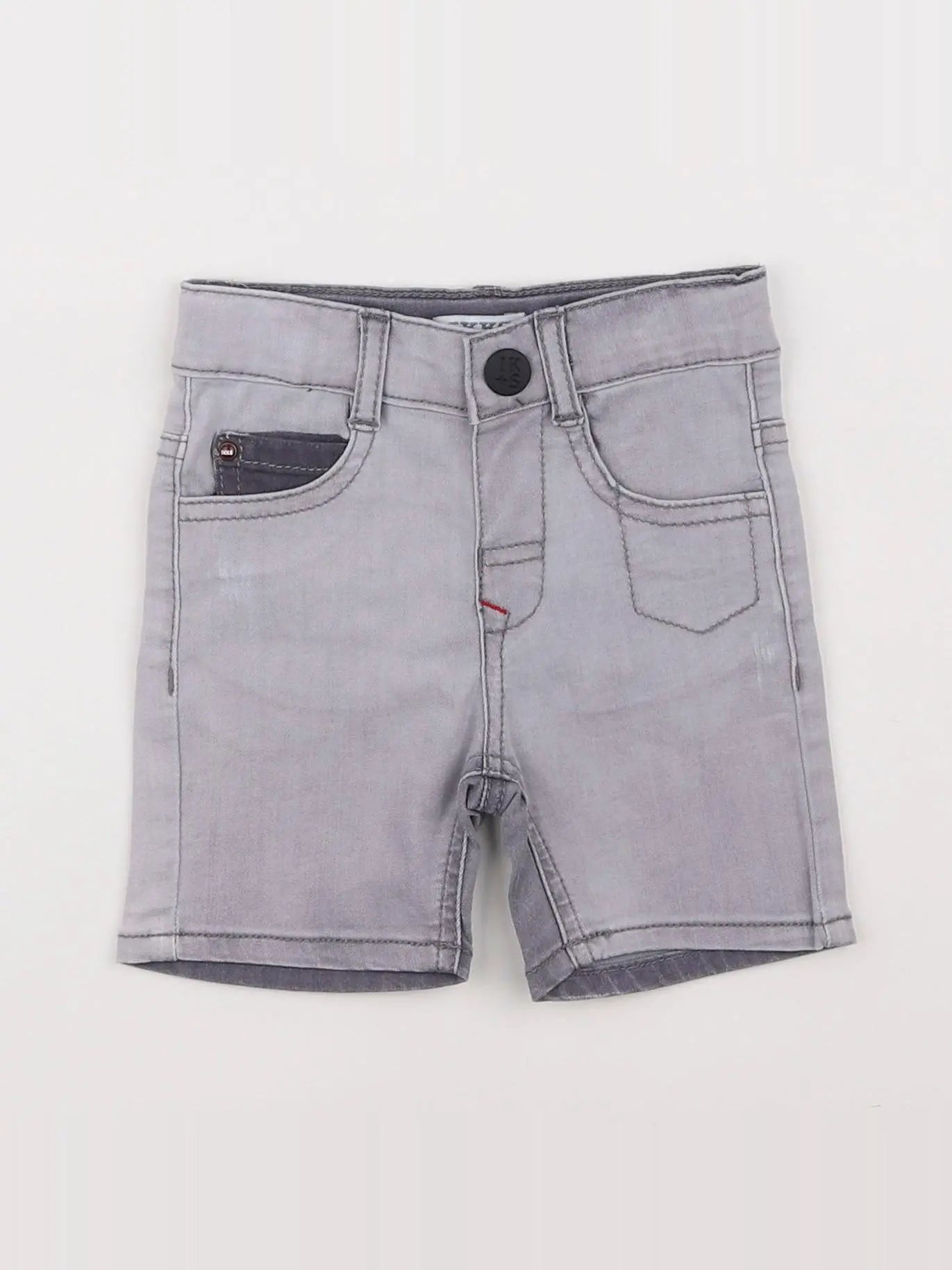 IKKS - short gris - 6 mois