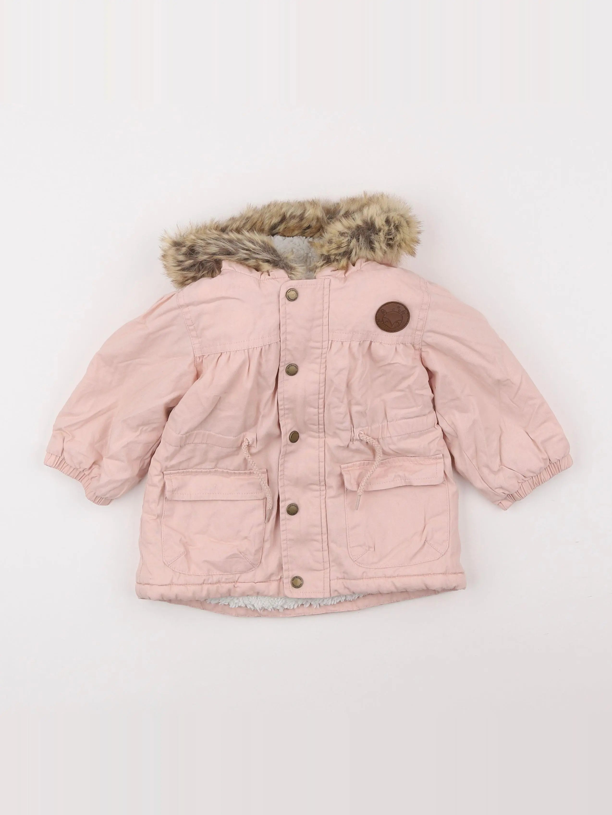 Vertbaudet - parka rose - 18 mois