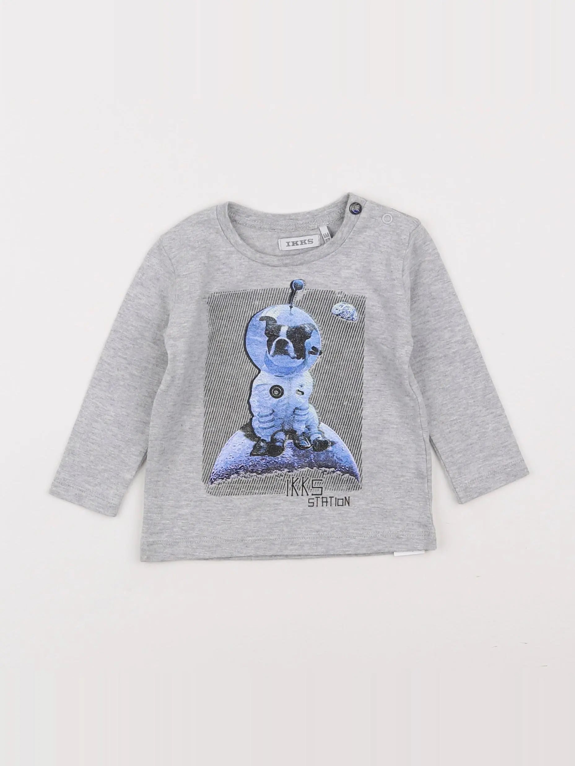 IKKS - tee-shirt multicolore - 6 mois
