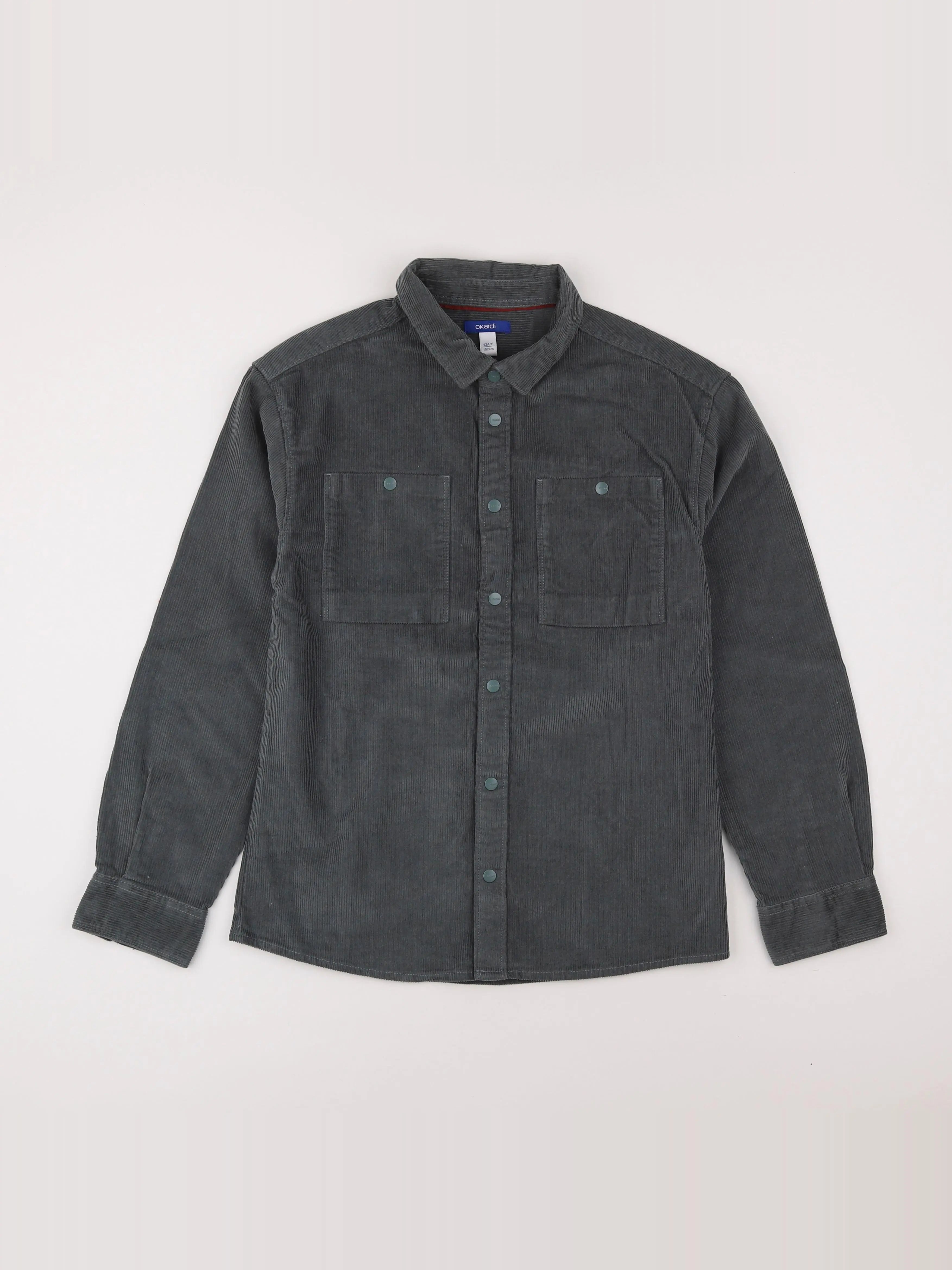 Okaidi - chemise vert - 12 ans