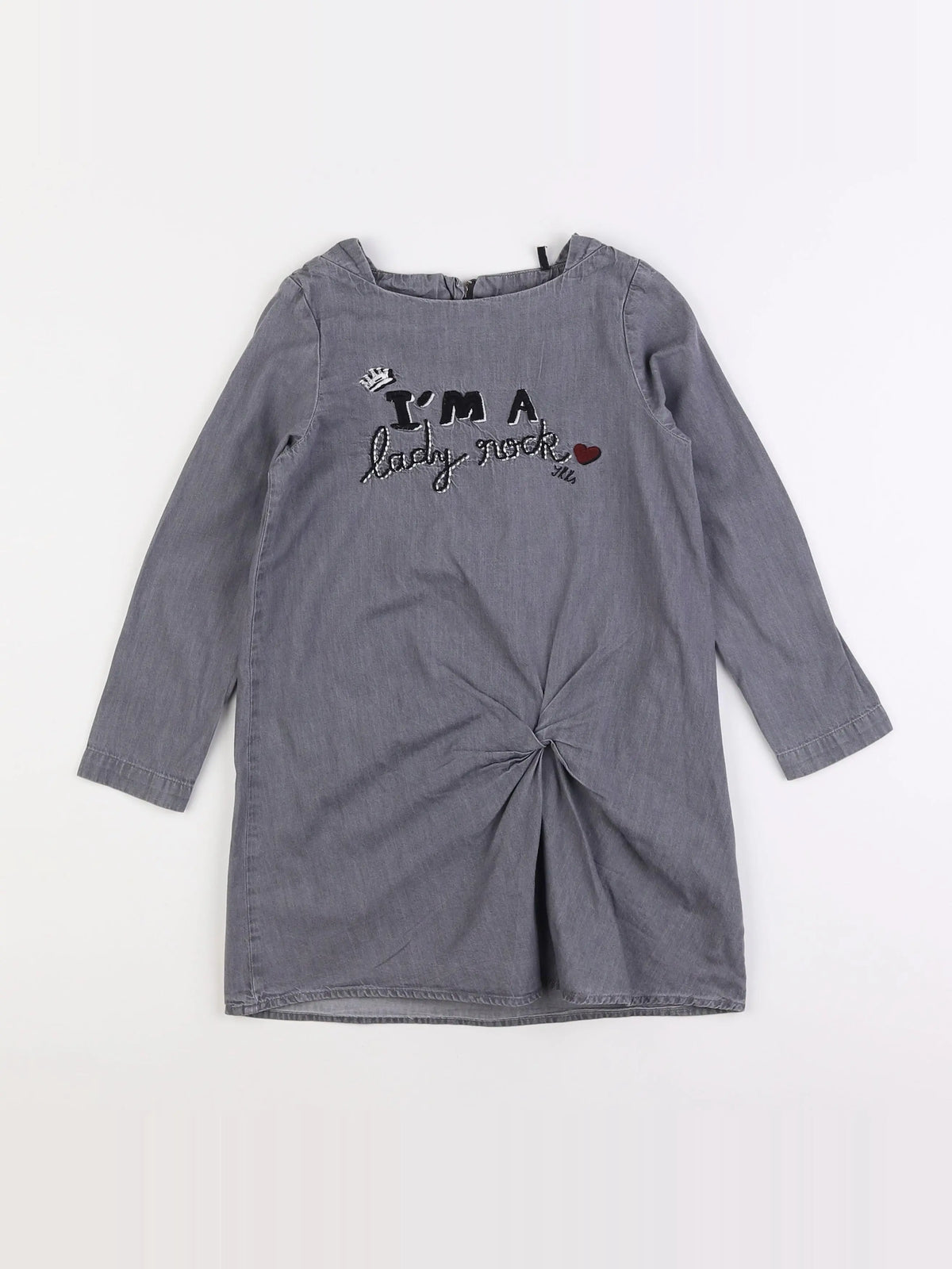 IKKS - robe gris - 6 ans