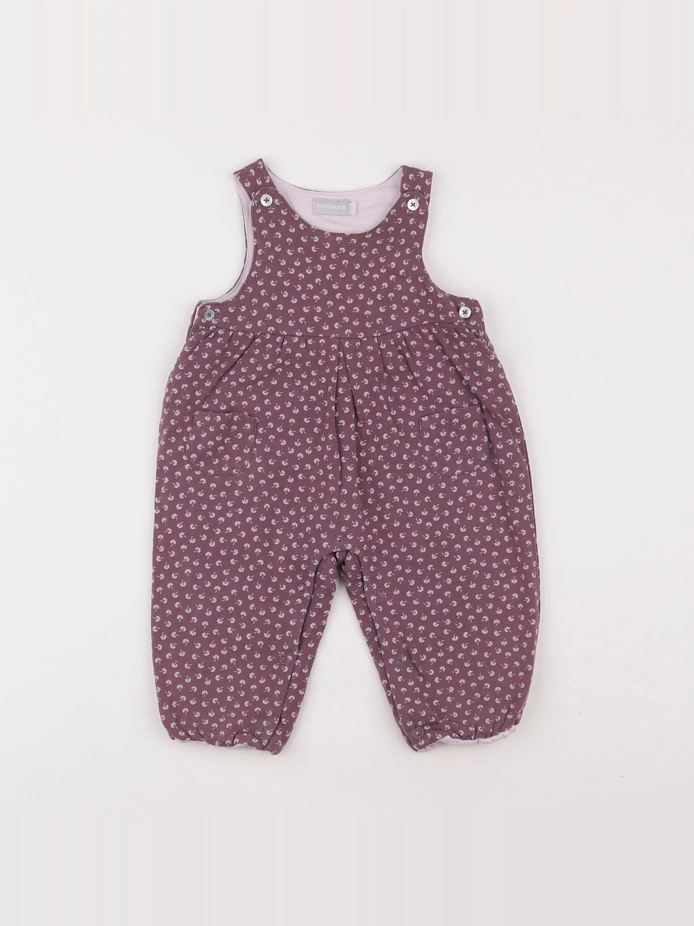Natalys - combinaison violet - 6 mois