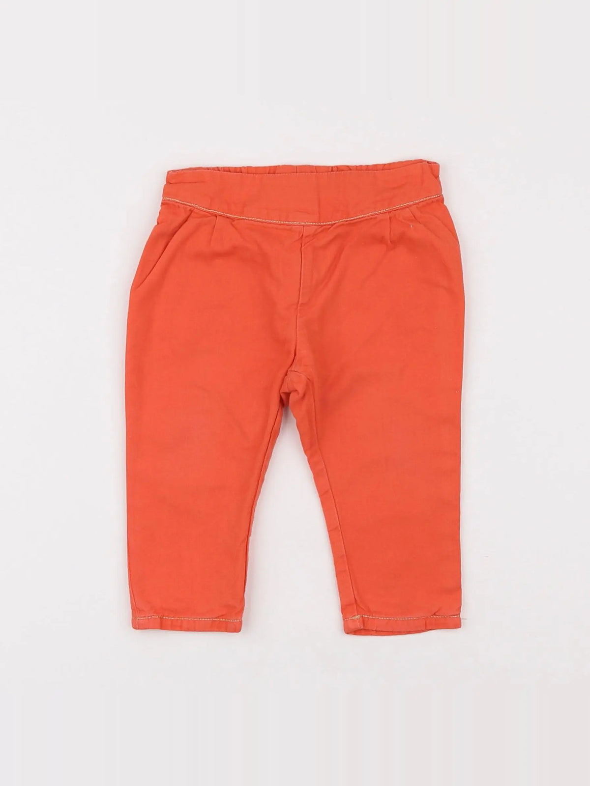 Carrément Beau - pantalon orange - 12 mois