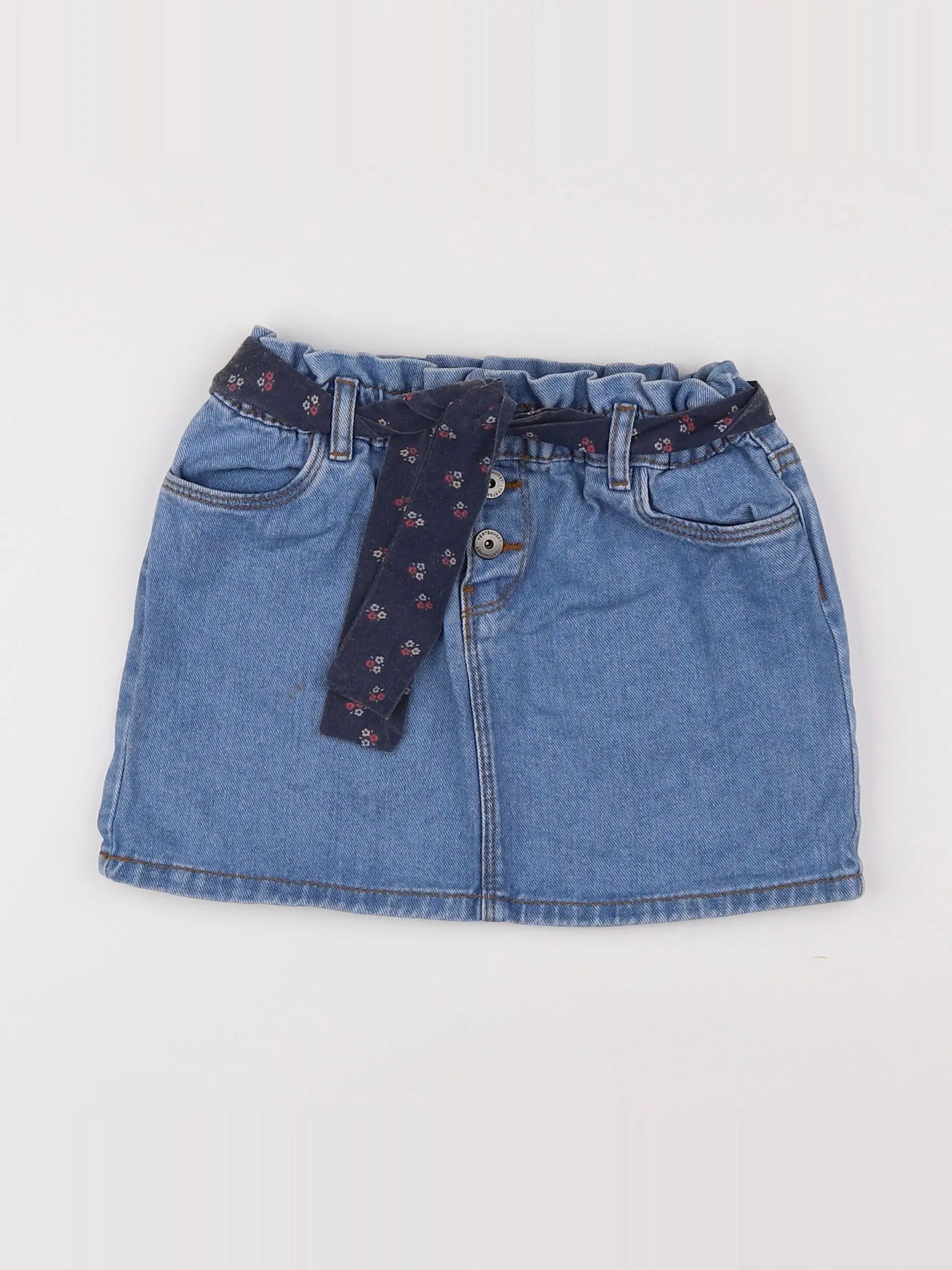 Vertbaudet - jupe bleu - 6 ans
