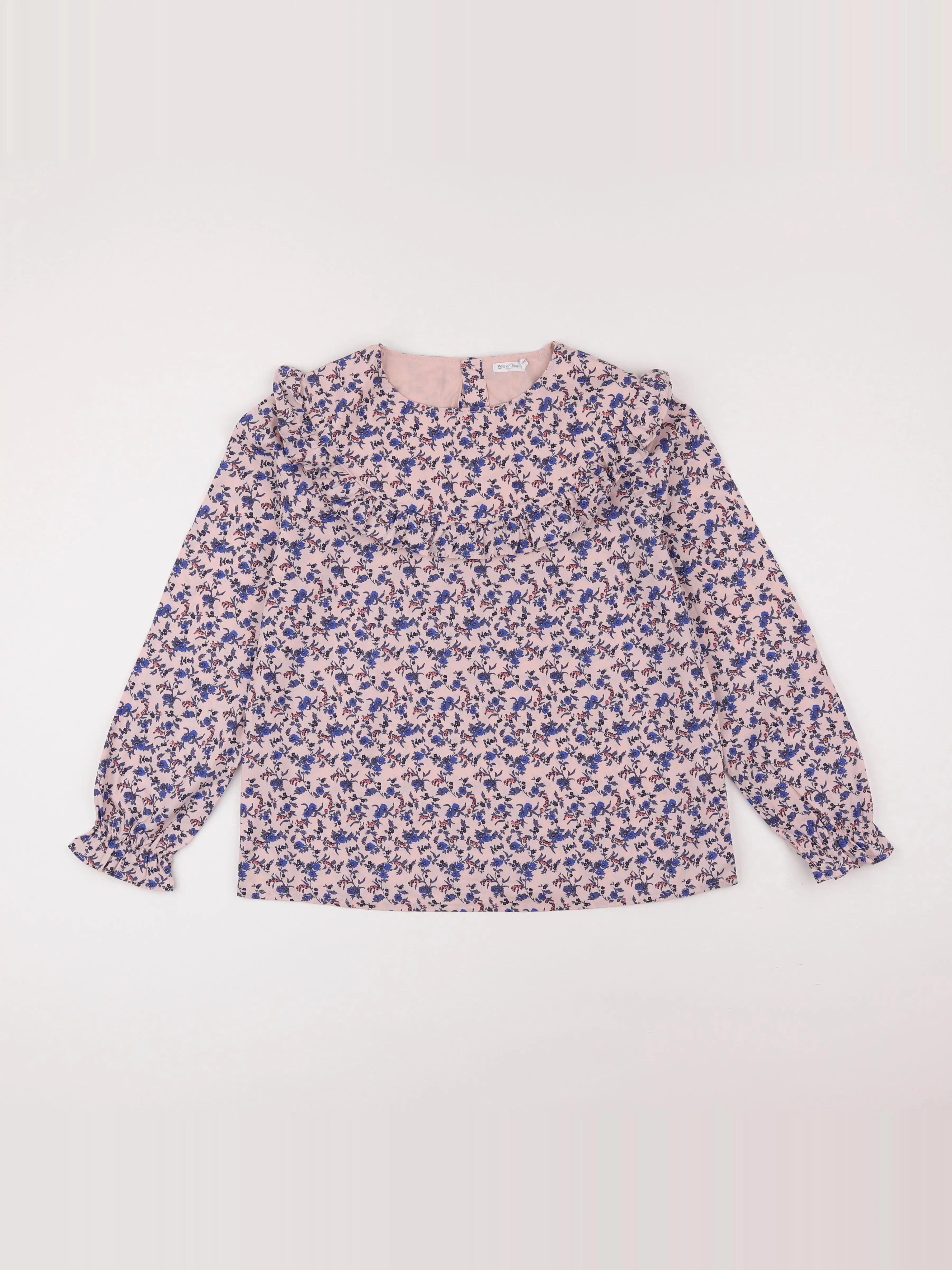 Eden & Victor - blouse rose - 12 ans