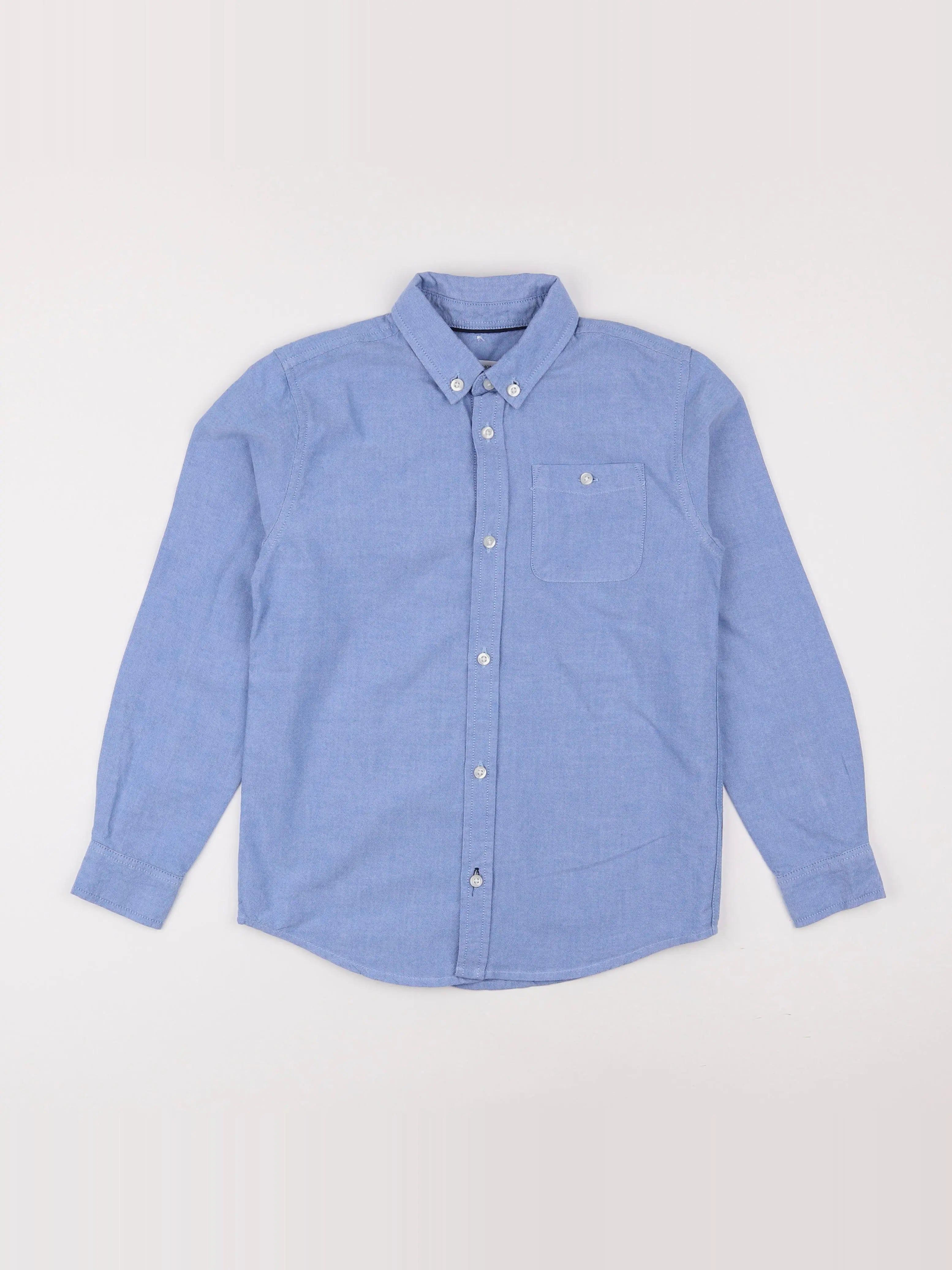 Monoprix - chemise bleu - 10 ans