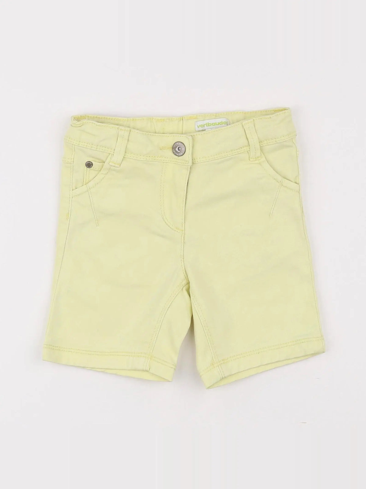 Vertbaudet - pantacourt jaune - 3 ans