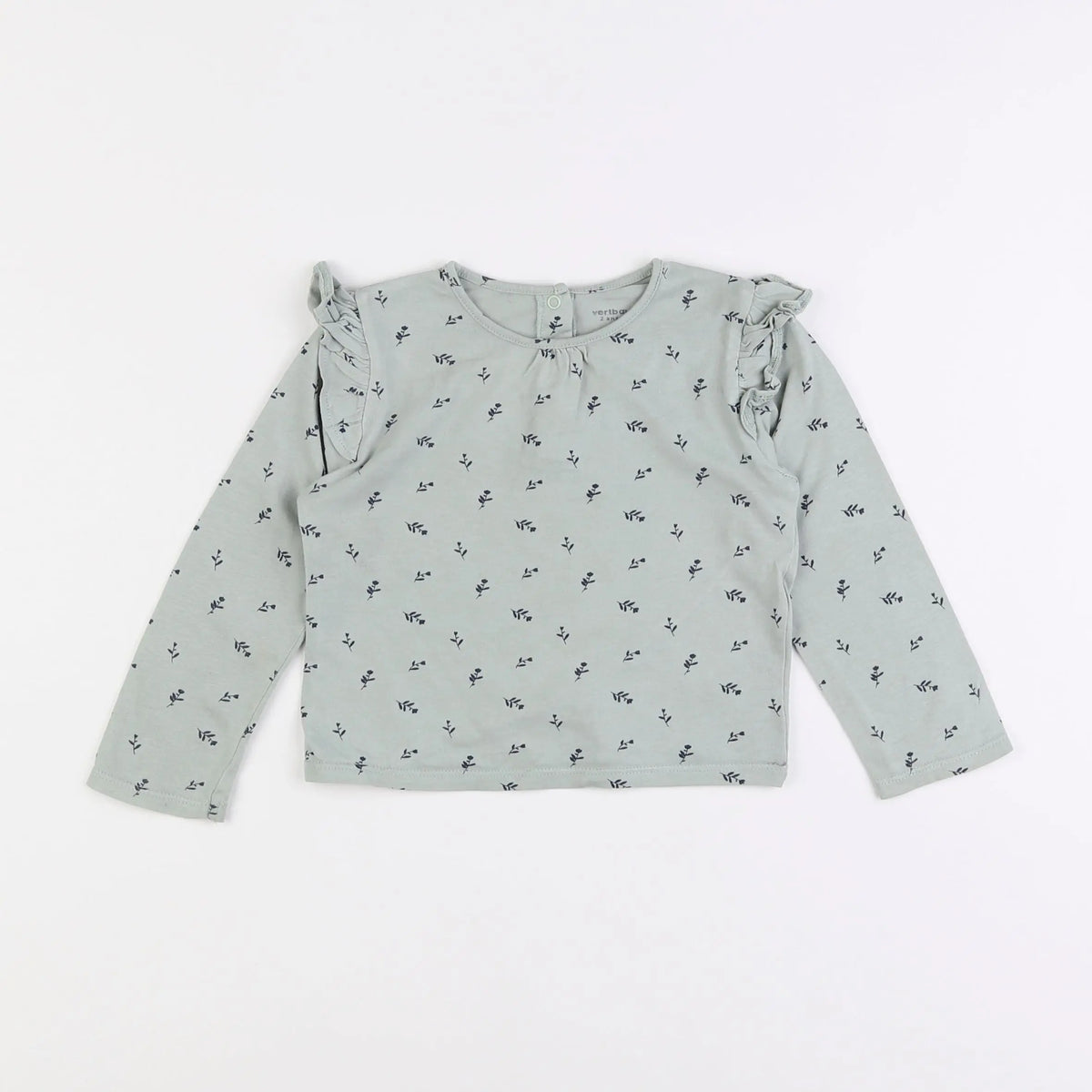 Vertbaudet - tee-shirt vert - 2 ans