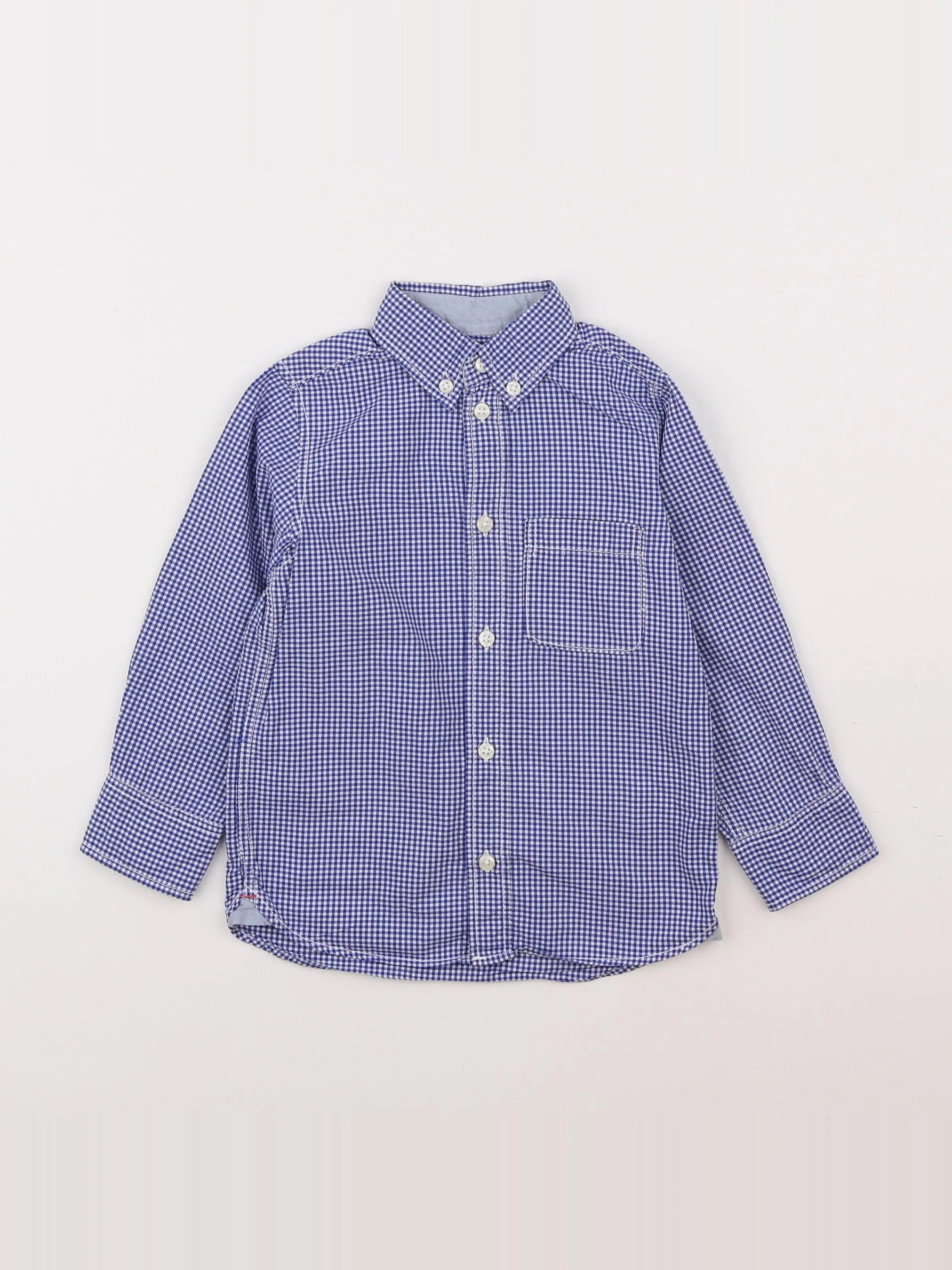 H&M - chemise bleu - 2/3 ans