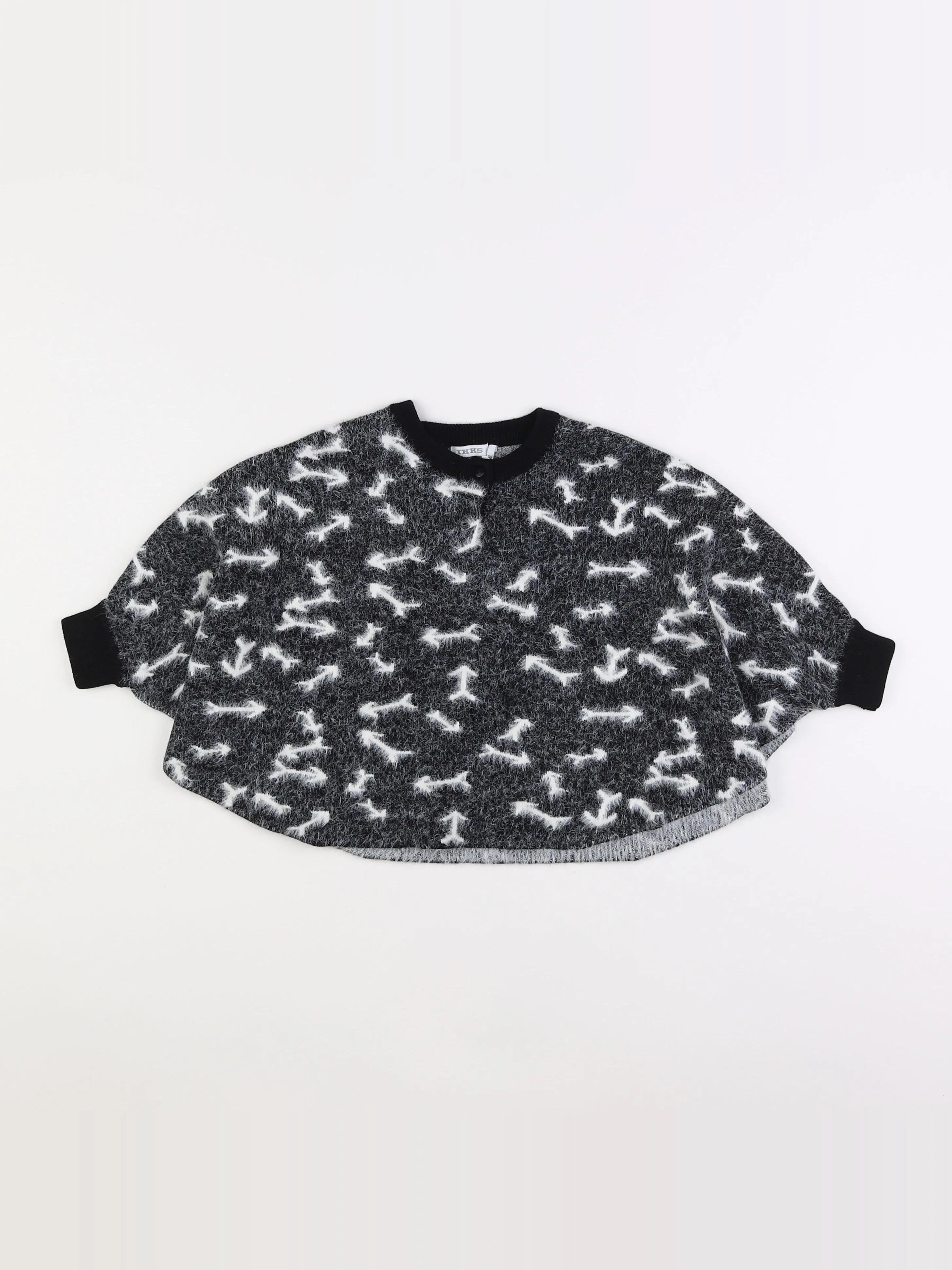 IKKS - cape noir - 2 ans