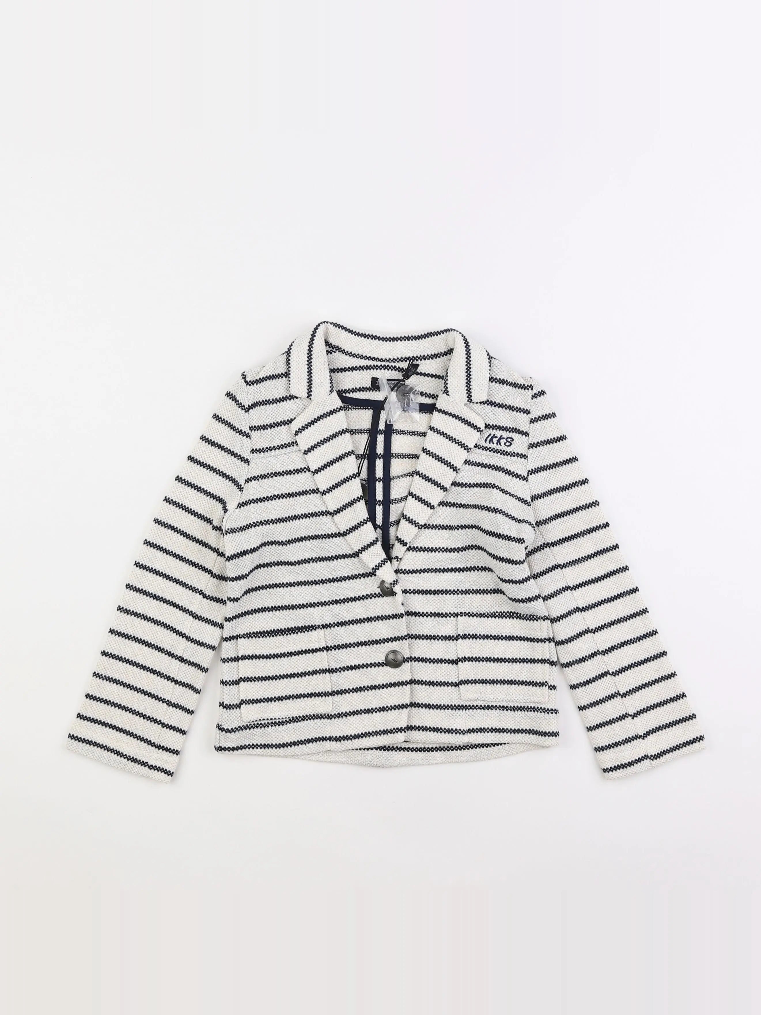 IKKS - veste blanc, bleu - 4 ans