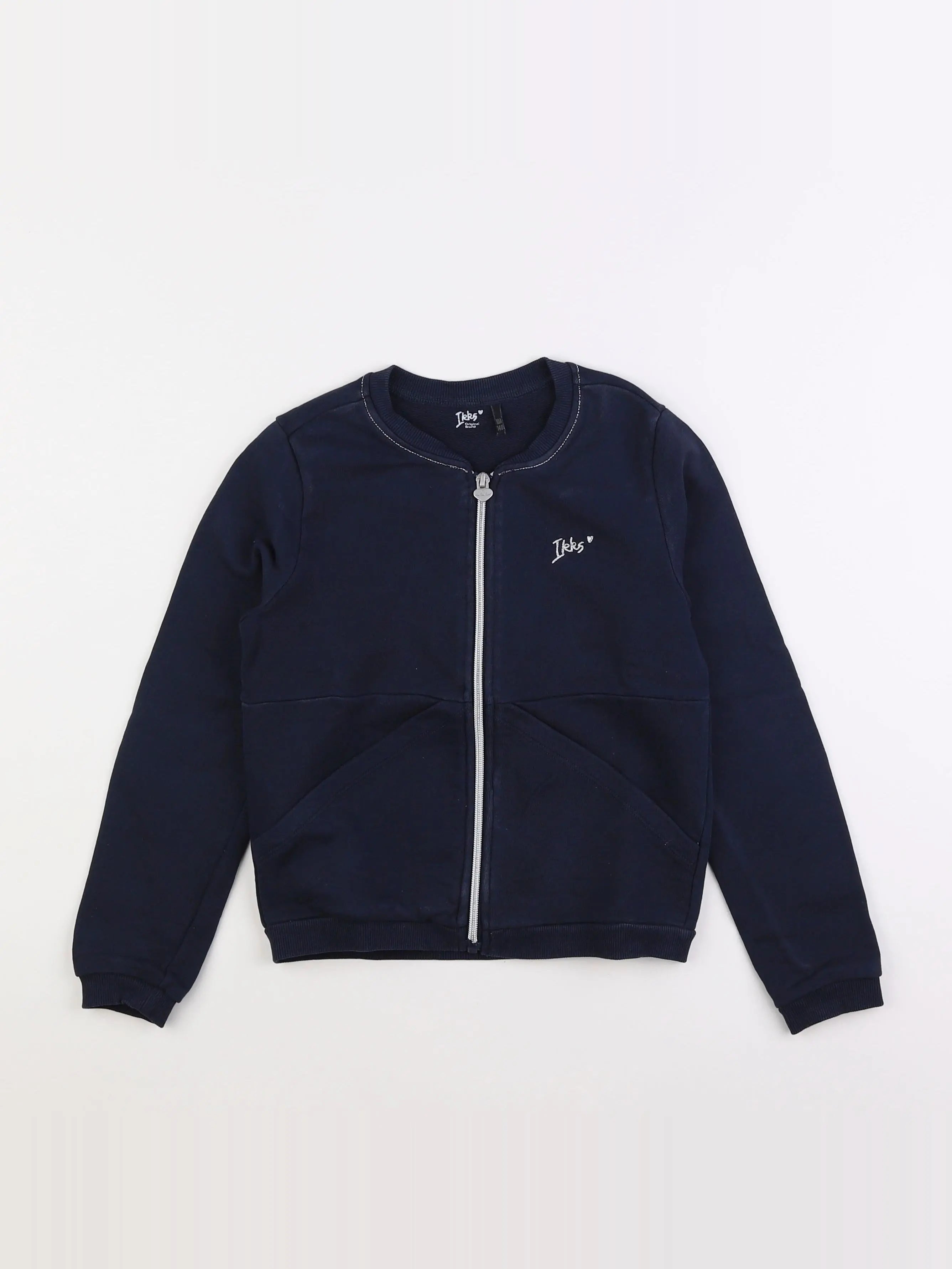 IKKS - sweat bleu - 10 ans