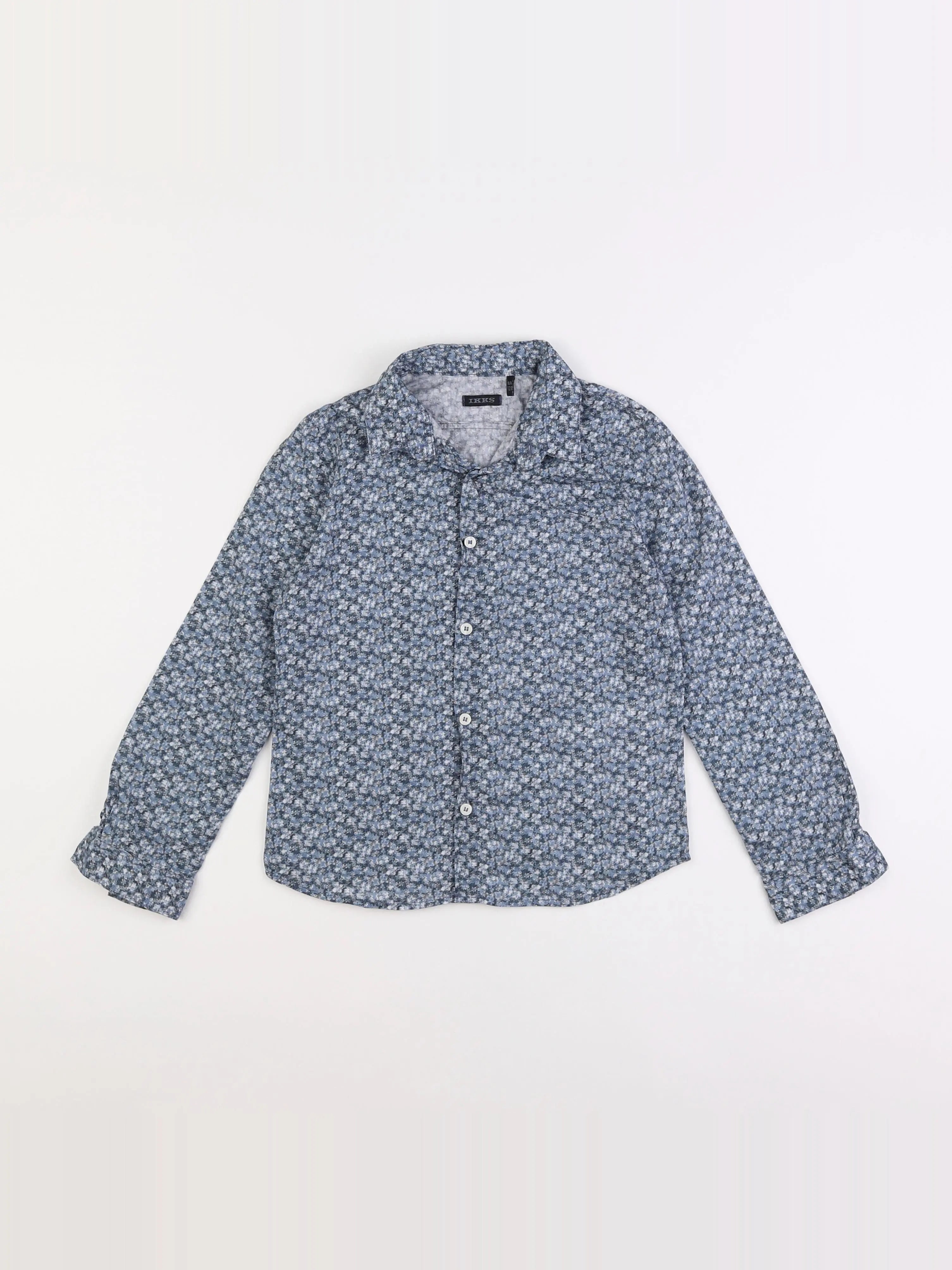IKKS - chemise bleu - 8 ans