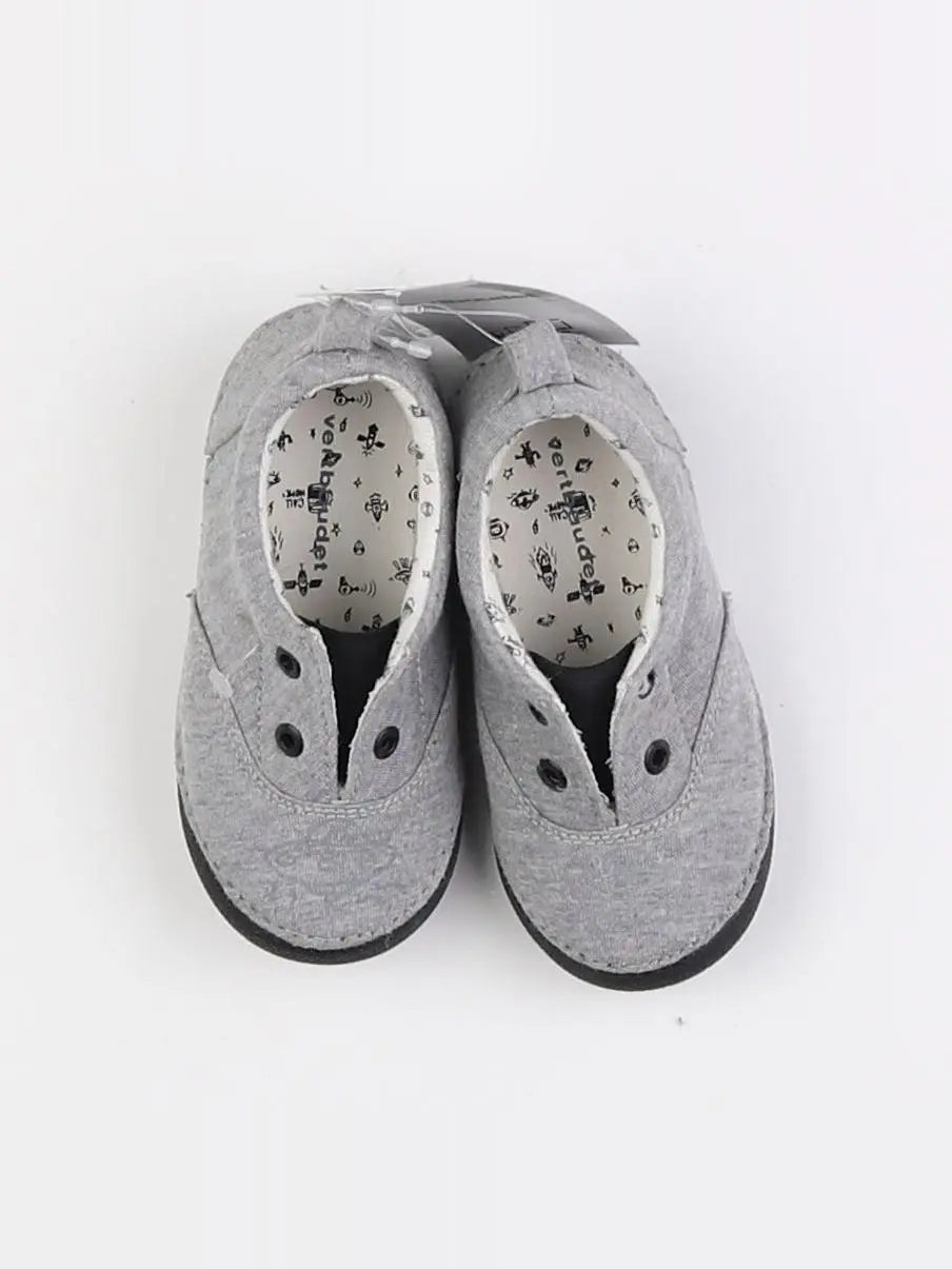 Vertbaudet - tennis élastiqué gris - pointure 33