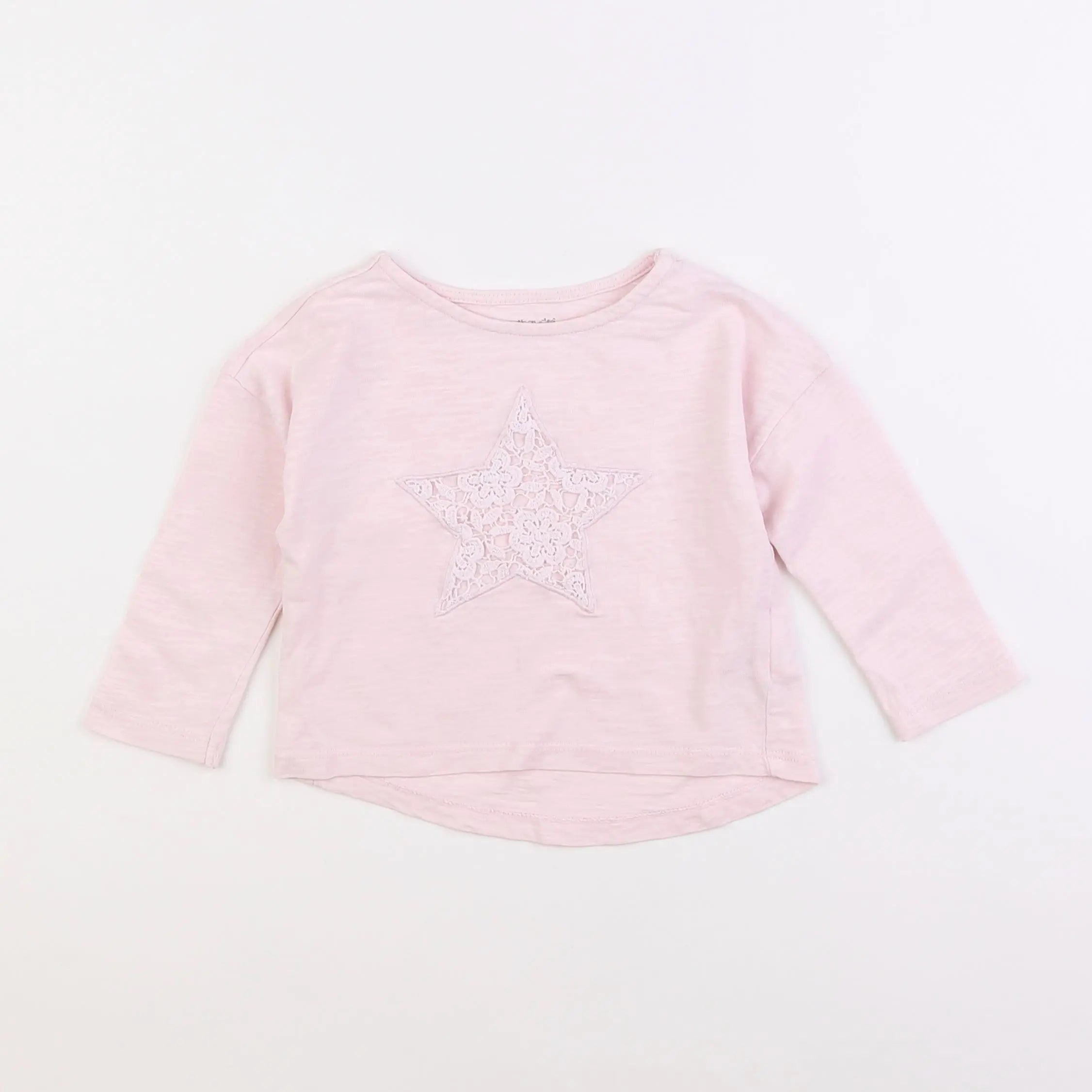 Vertbaudet - tee-shirt rose - 2 ans
