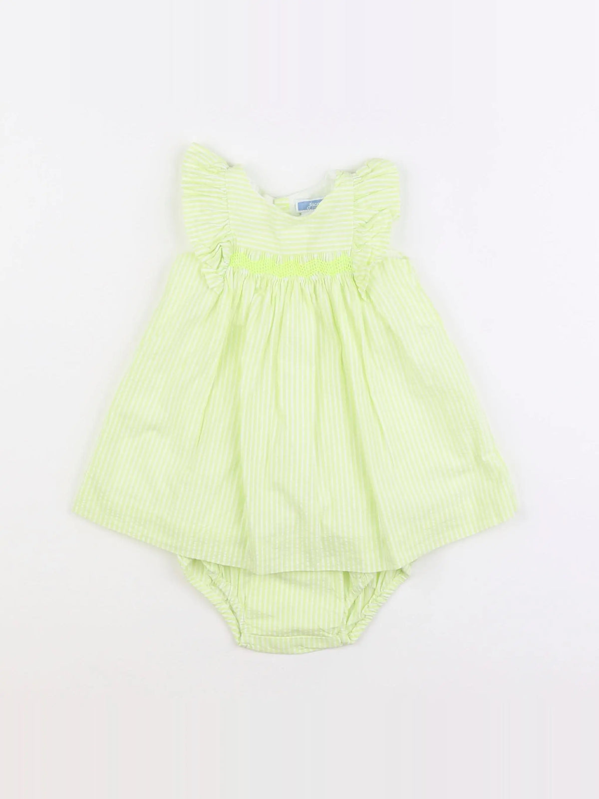 Jacadi - robe vert - 6 mois
