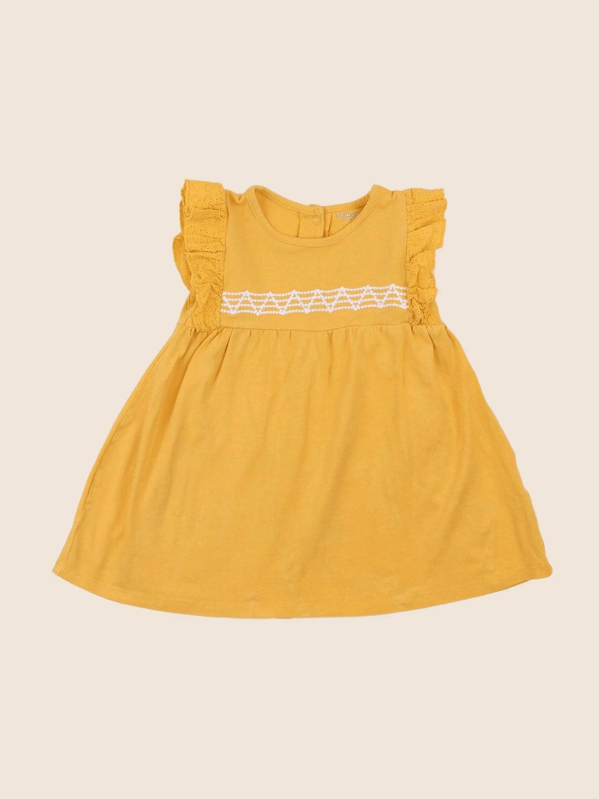 Vertbaudet - robe jaune - 12 mois
