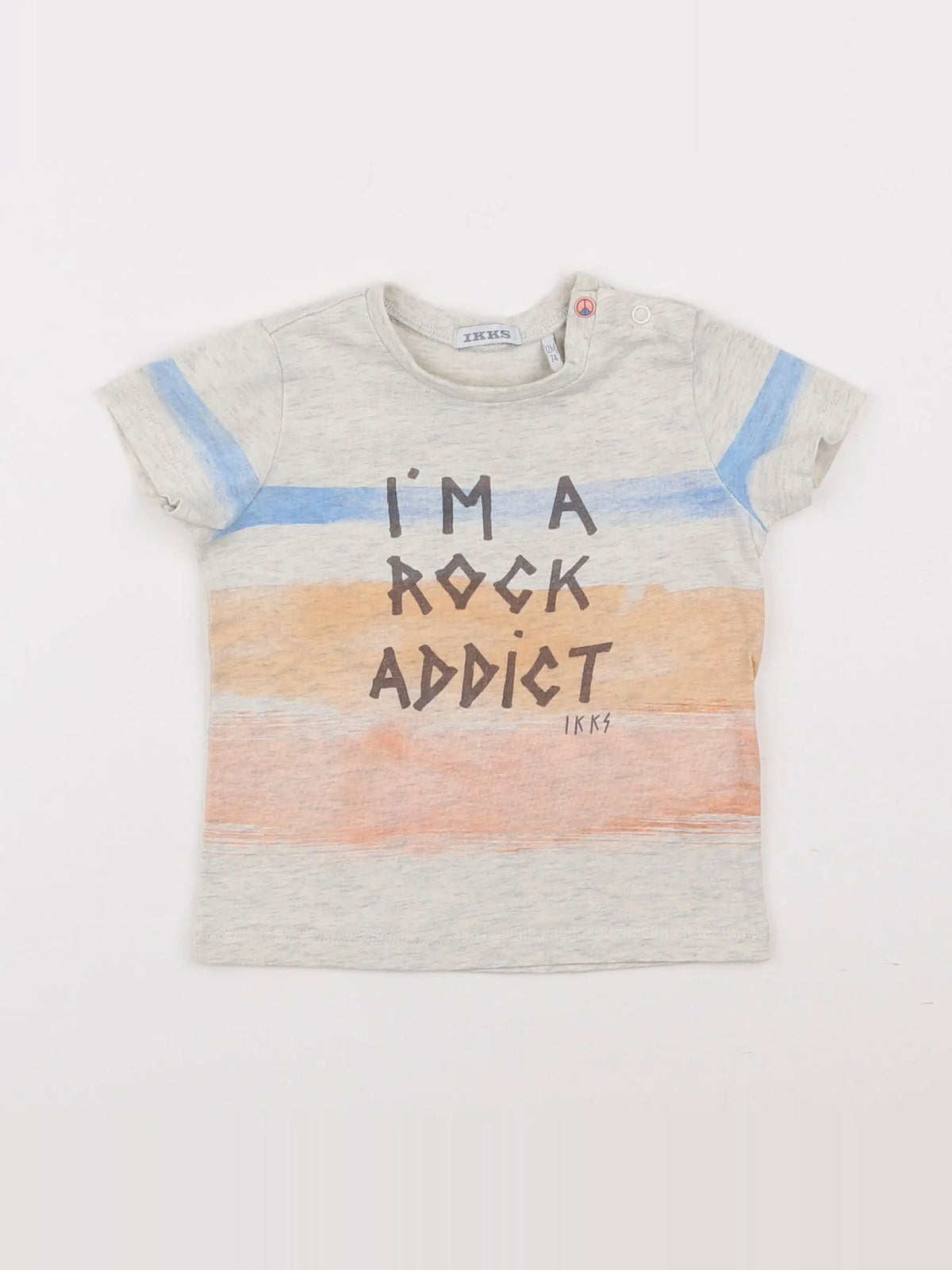 IKKS - tee-shirt multicolore - 12 mois