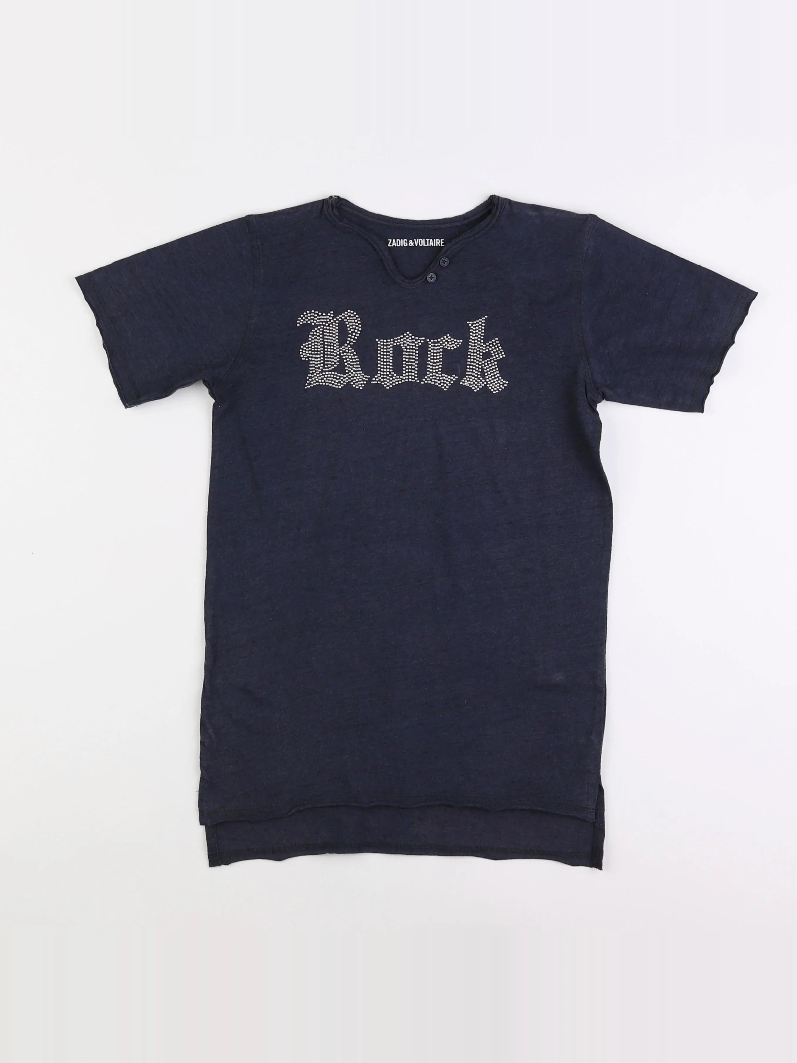 Zadig & Voltaire - tee-shirt bleu - 6 ans