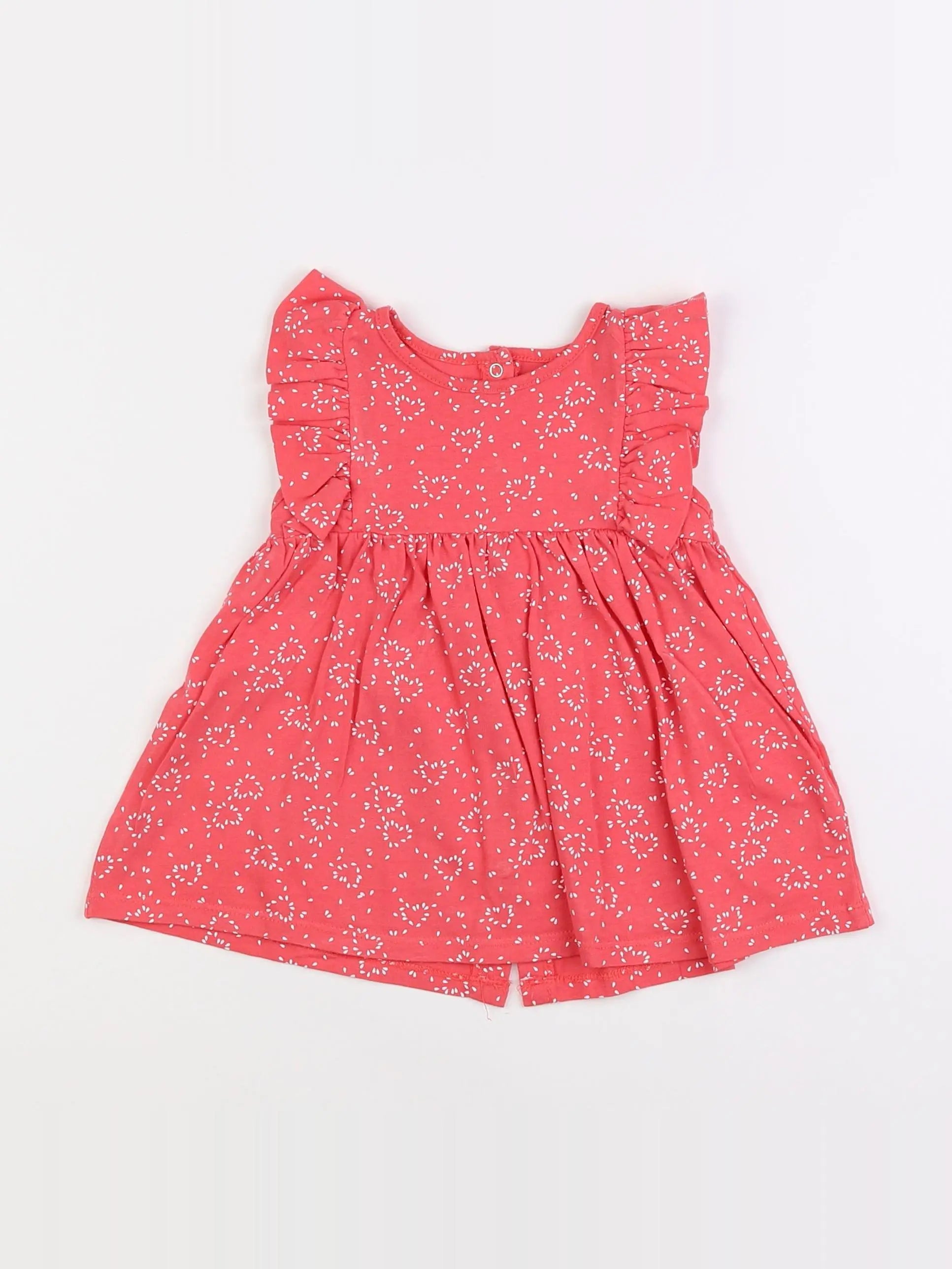 Vertbaudet - robe rose - 9 mois