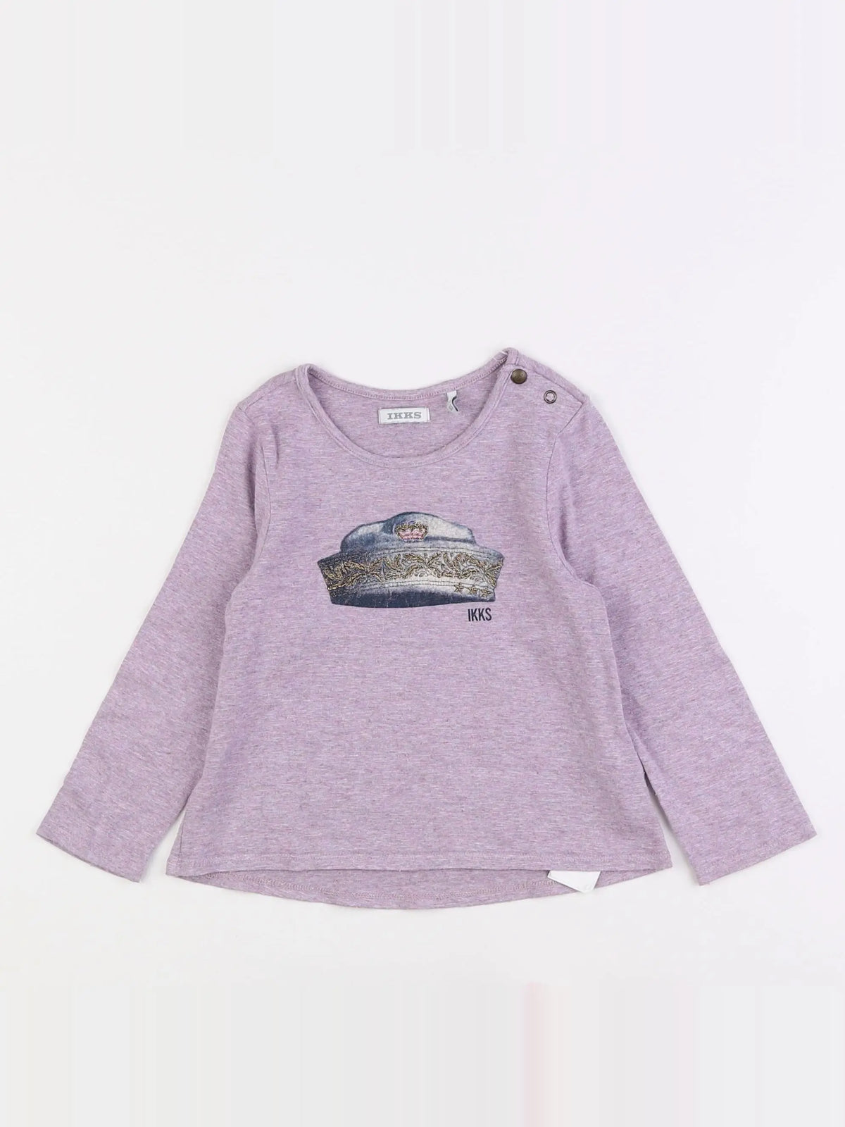 IKKS - tee-shirt violet - 2 ans