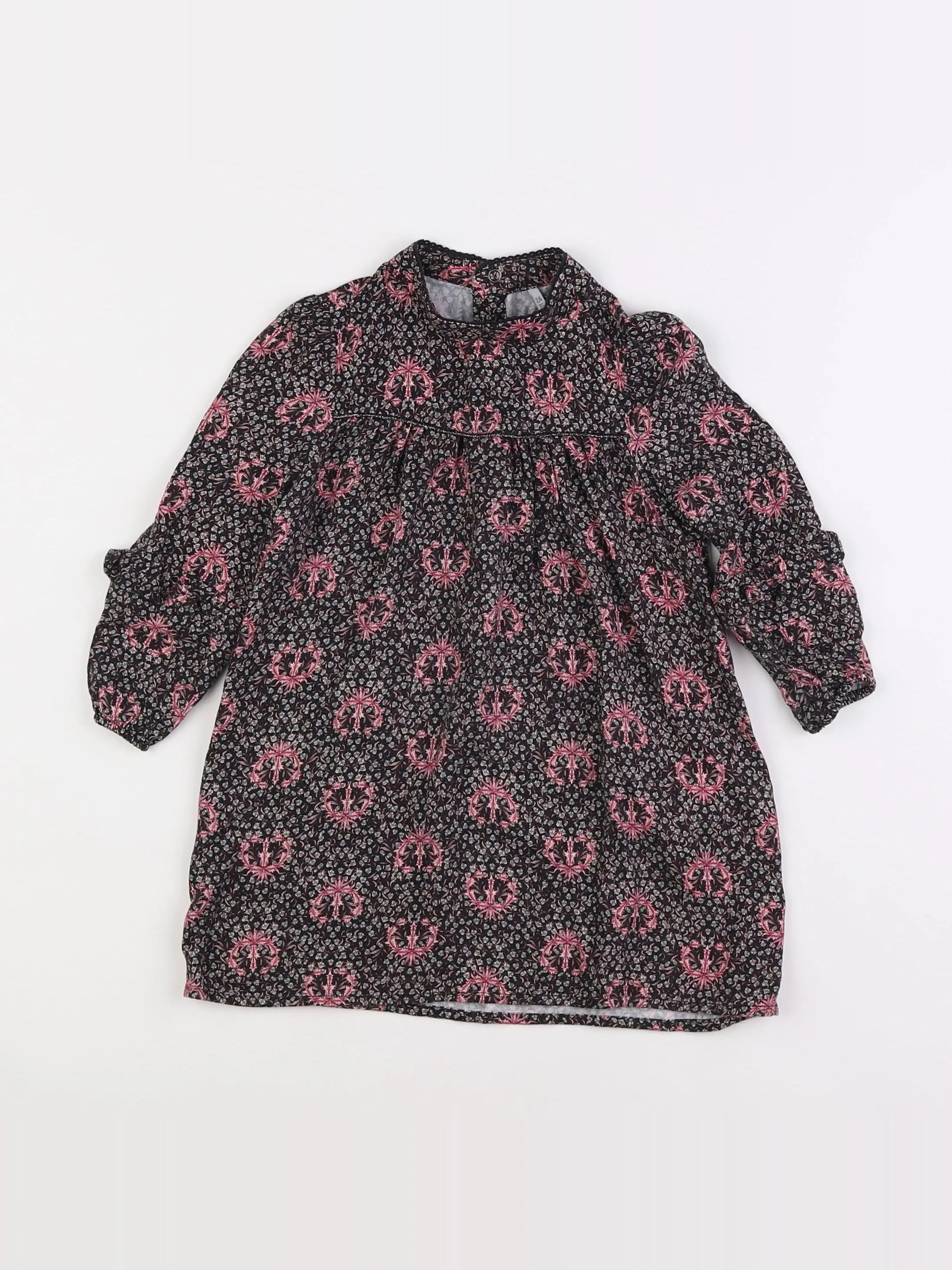 IKKS - robe noir - 2 ans