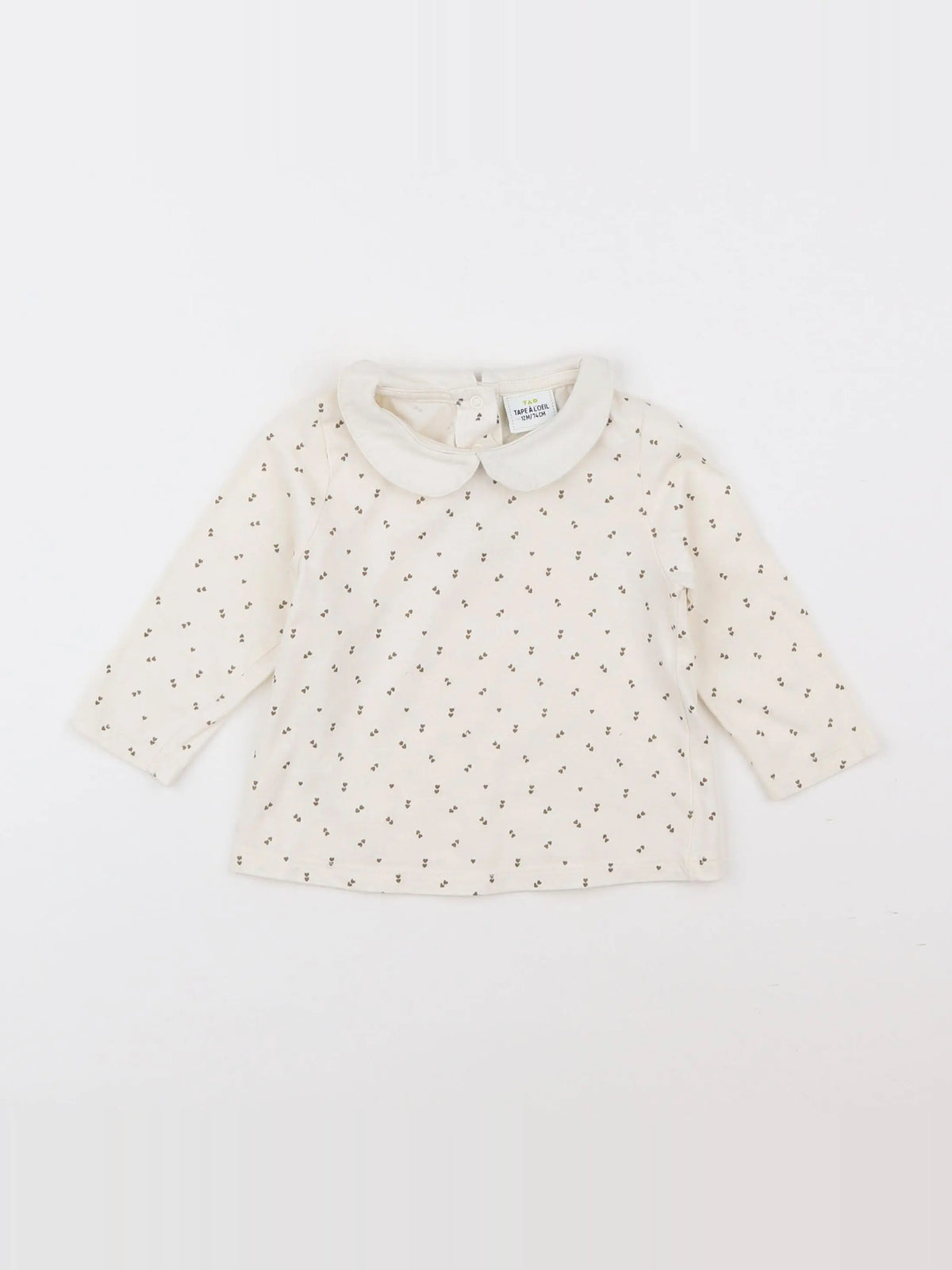 Tape à l'oeil - tee-shirt blanc - 12 mois