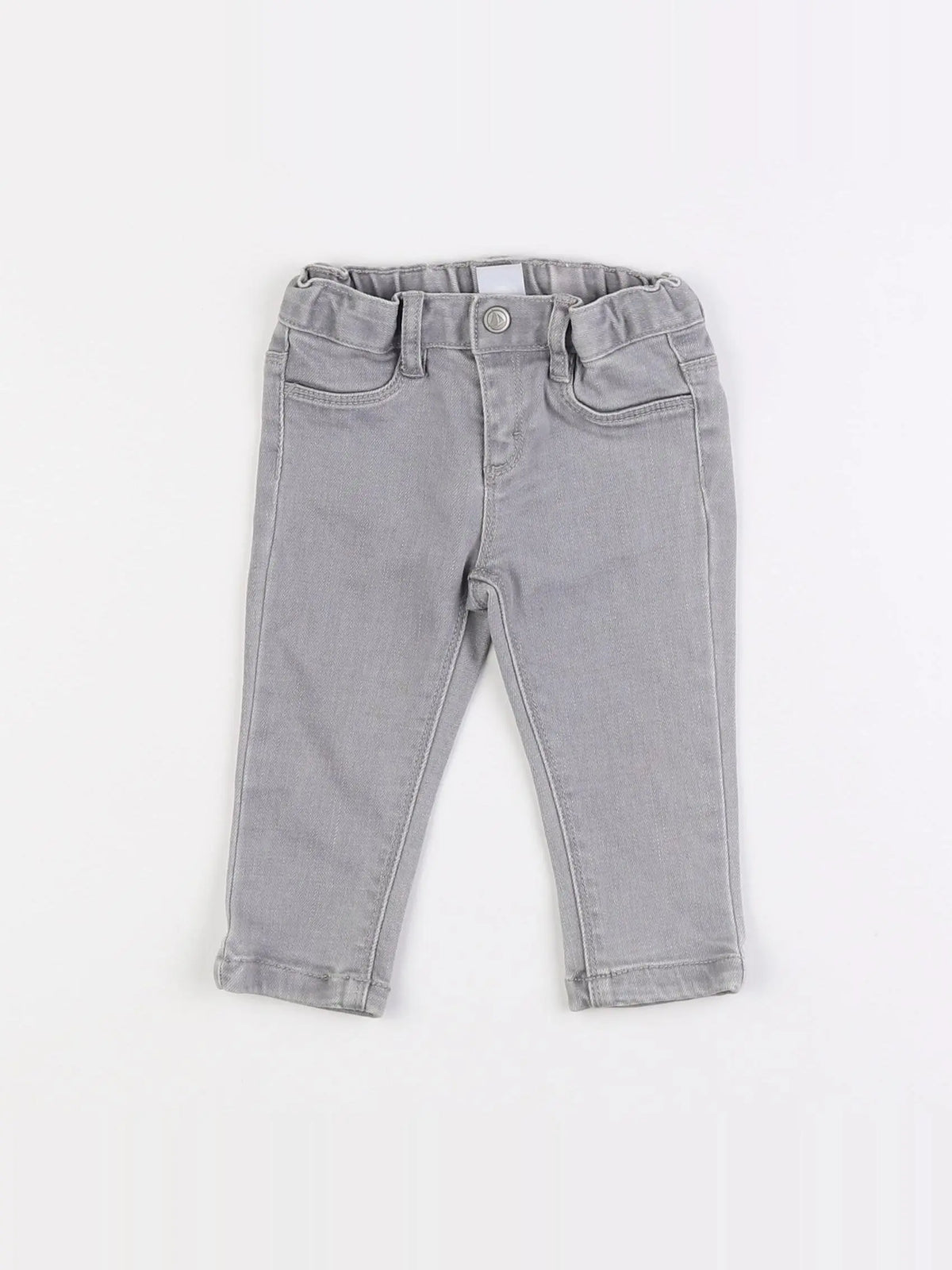 Petit Bateau - jean gris - 6 mois